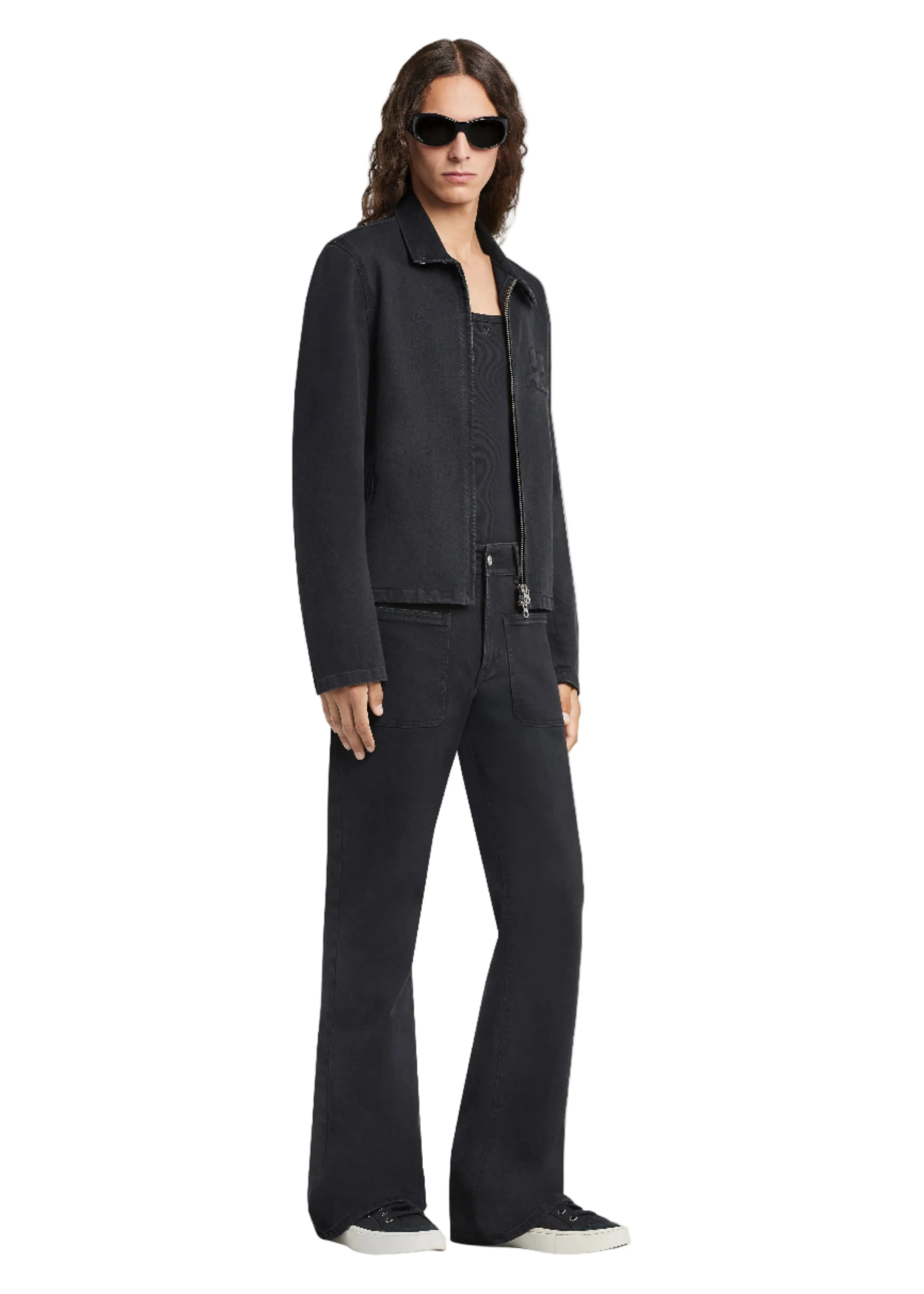 Courreges // City Shadow Denim Jacket / Denim Noir Delave sold by Seletti product image thumbnail 3