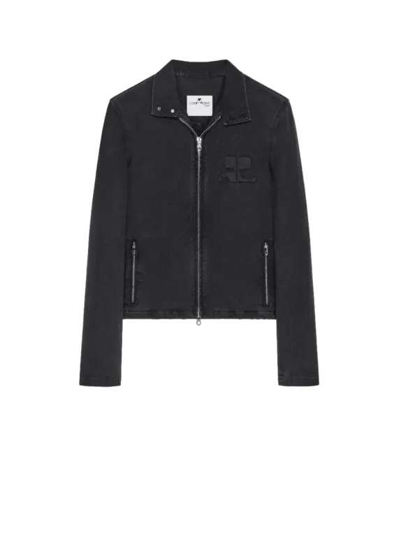 Courreges // City Shadow Denim Jacket / Denim Noir Delave made by Courreges