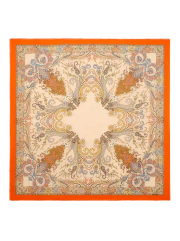 Etro // Turandot Foulard Scarf / Print & Pale Blue made by Etro