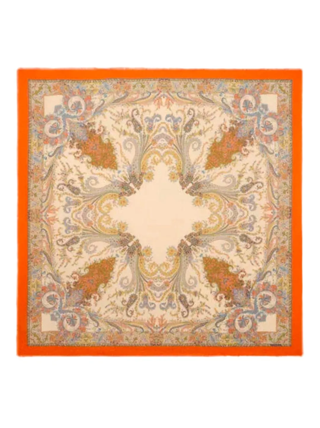 Etro // Turandot Foulard Scarf / Print & Pale Blue sold by Seletti