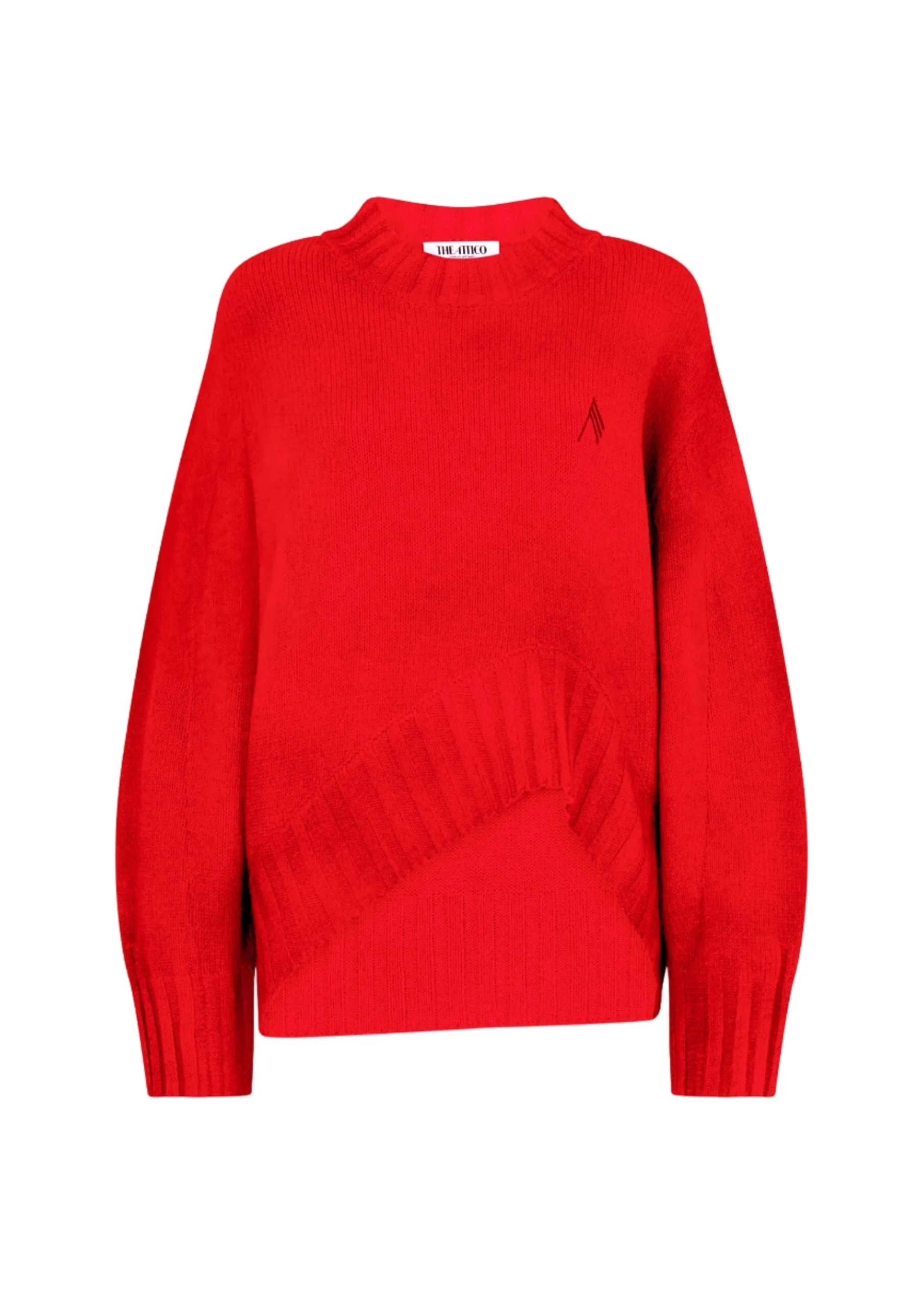 The Attico // Sweater Wool Cashmere / Red sold by Seletti