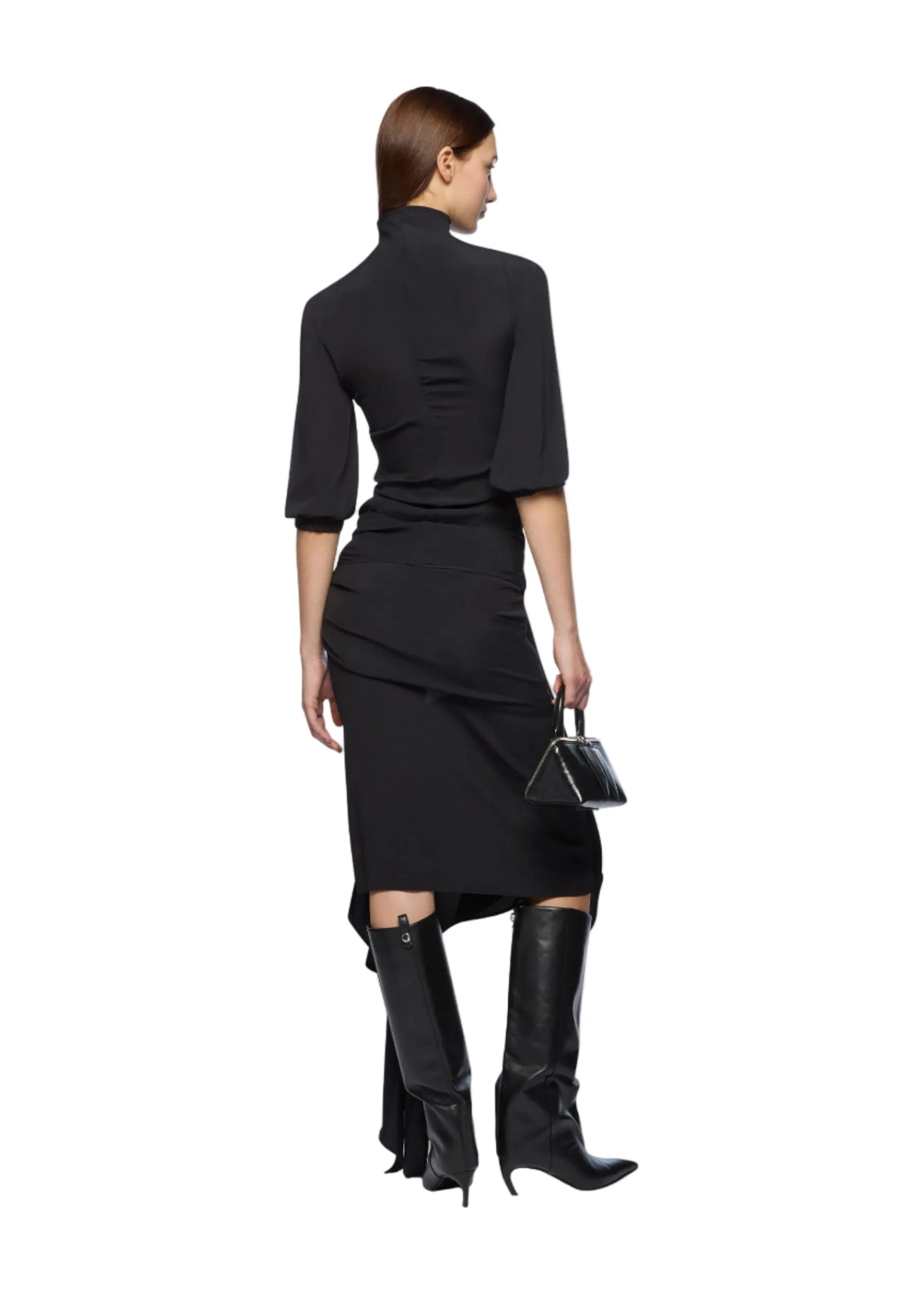 The Attico // Midi Skirt Crepe / Black sold by Seletti product image thumbnail 2