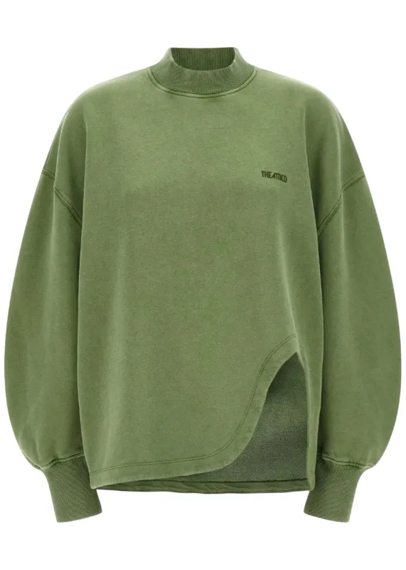 The Attico // Sweatshirt American Fleece / Green made by The Attico