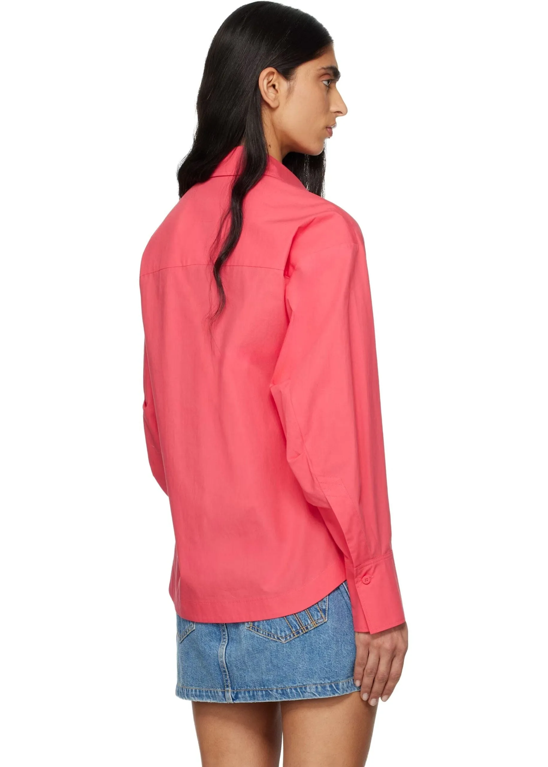 The Attico // Shirt Cotton Popeline / Coral sold by Seletti product image thumbnail 3