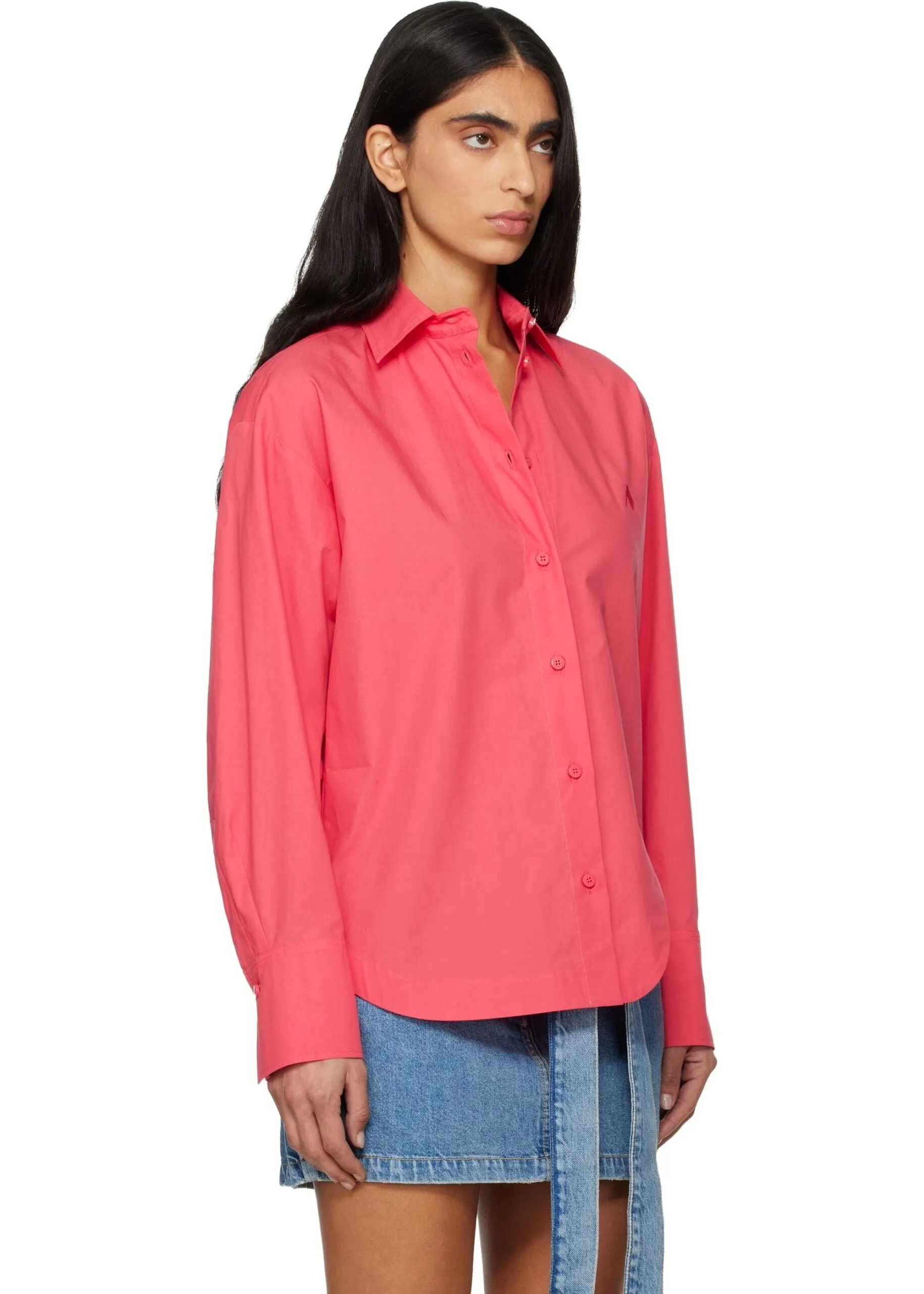 The Attico // Shirt Cotton Popeline / Coral sold by Seletti product image thumbnail 4