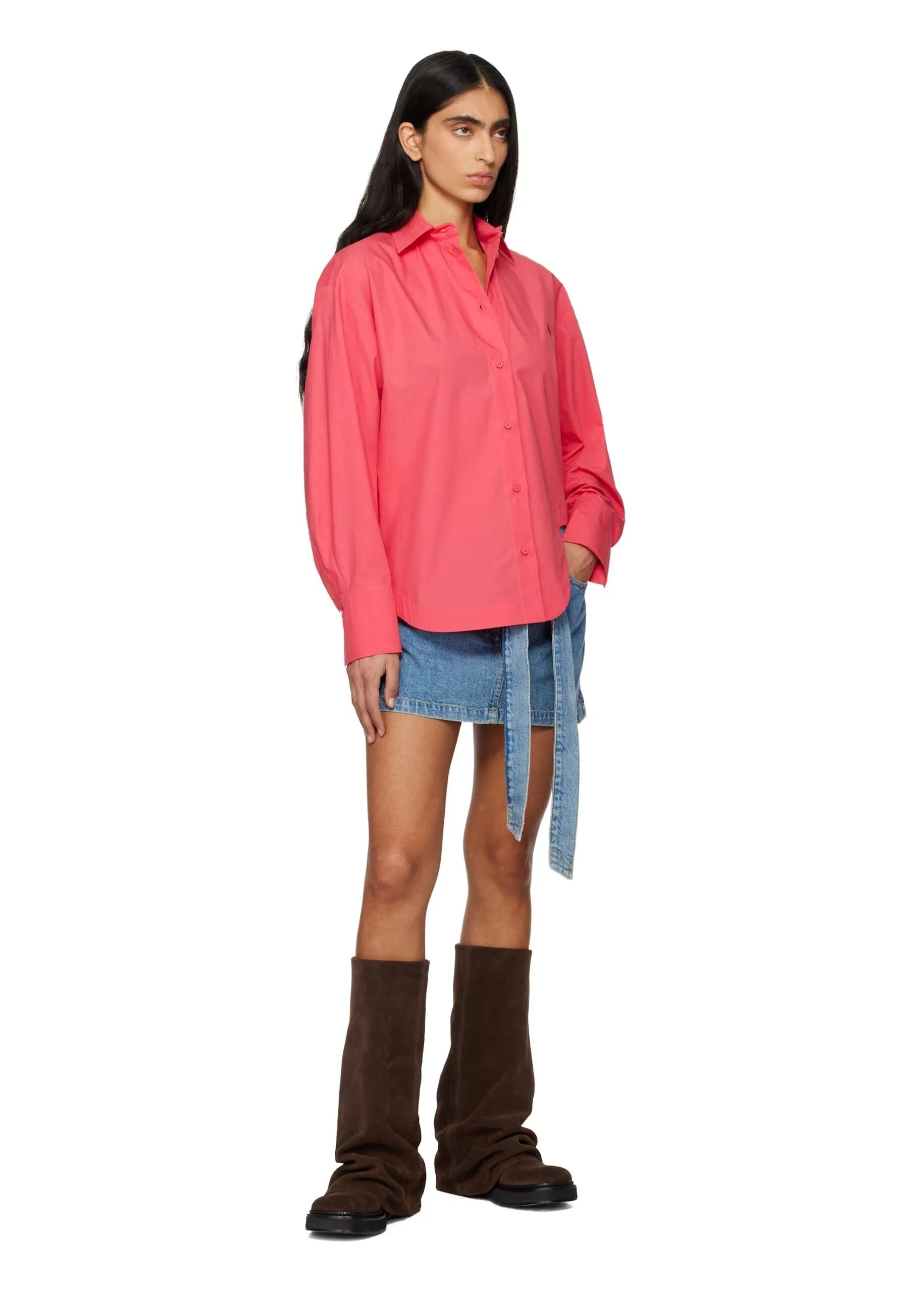 The Attico // Shirt Cotton Popeline / Coral sold by Seletti product image thumbnail 2