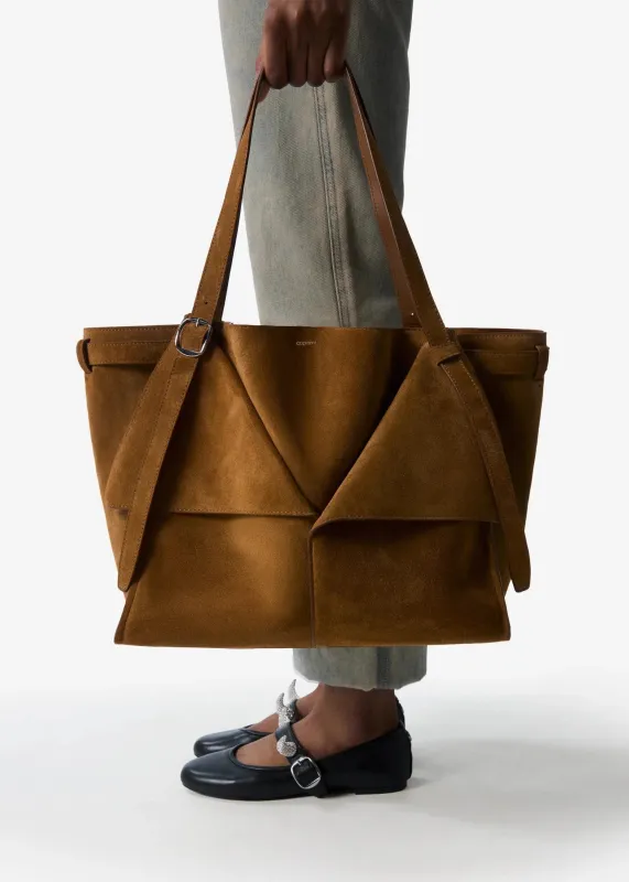 Coperni // Suede Belt Cabas Bag / Brown made by Coperni Paris