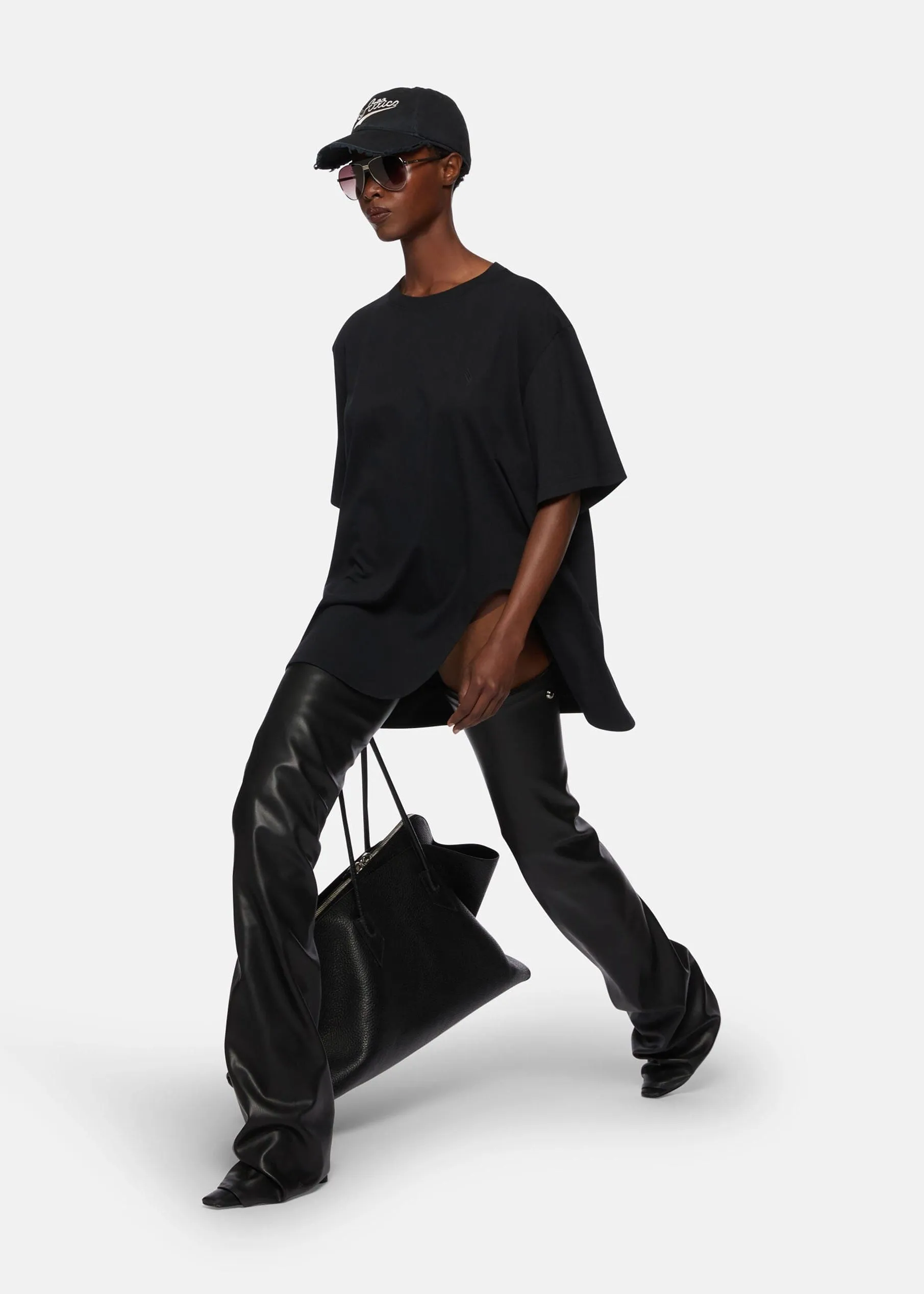 The Attico // T-Shirt Light Jersey / Black Fade sold by Seletti product image thumbnail 3