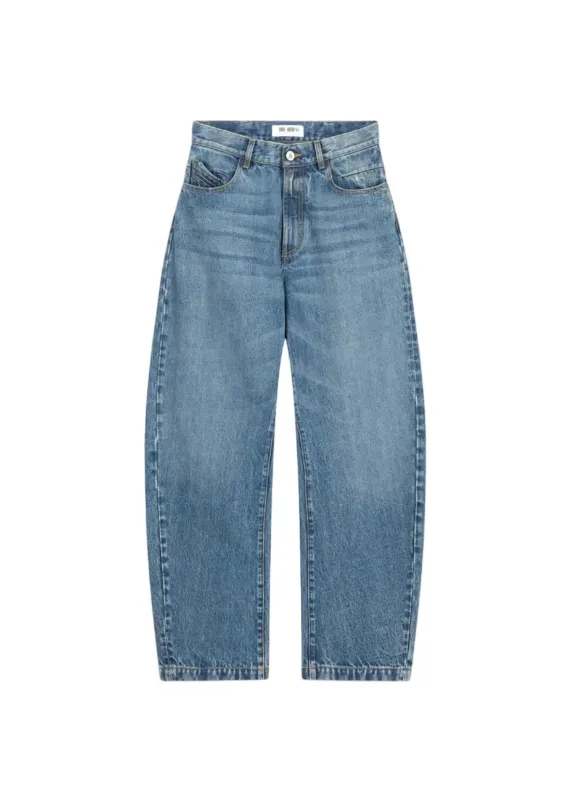 The Attico // Long Pant Washed Denim / Sky Blue made by The Attico