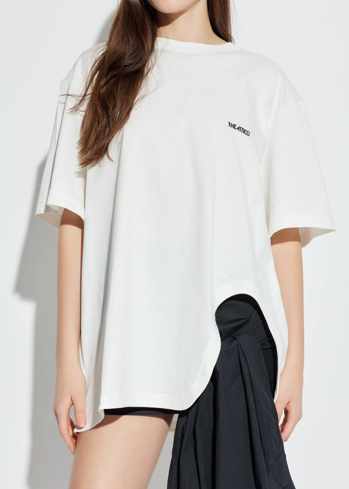 The Attico // T-Shirt Light Jersey / White sold by Seletti product image thumbnail 3