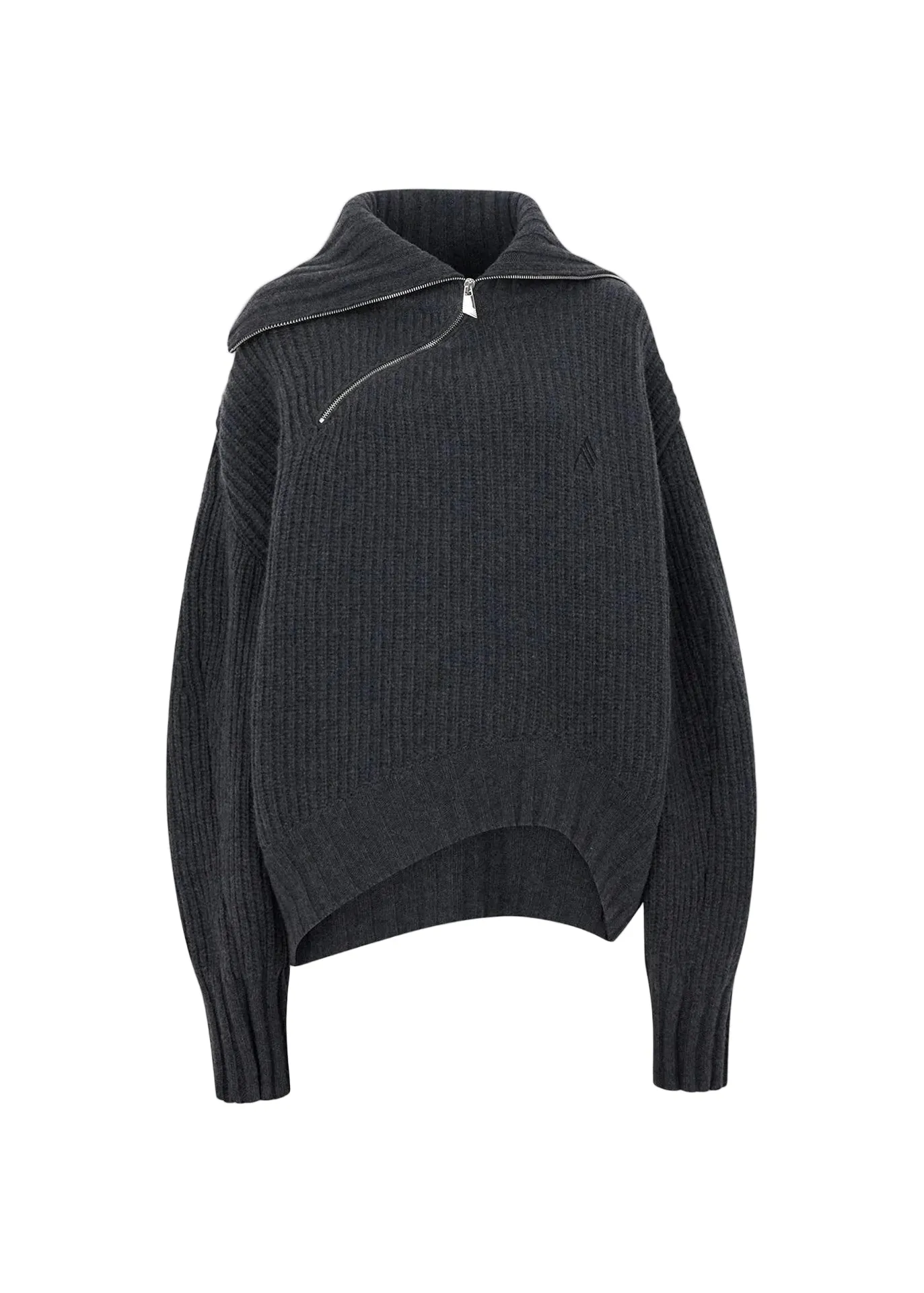 The Attico // Sweater Wool Cashmere / Dark Grey sold by Seletti
