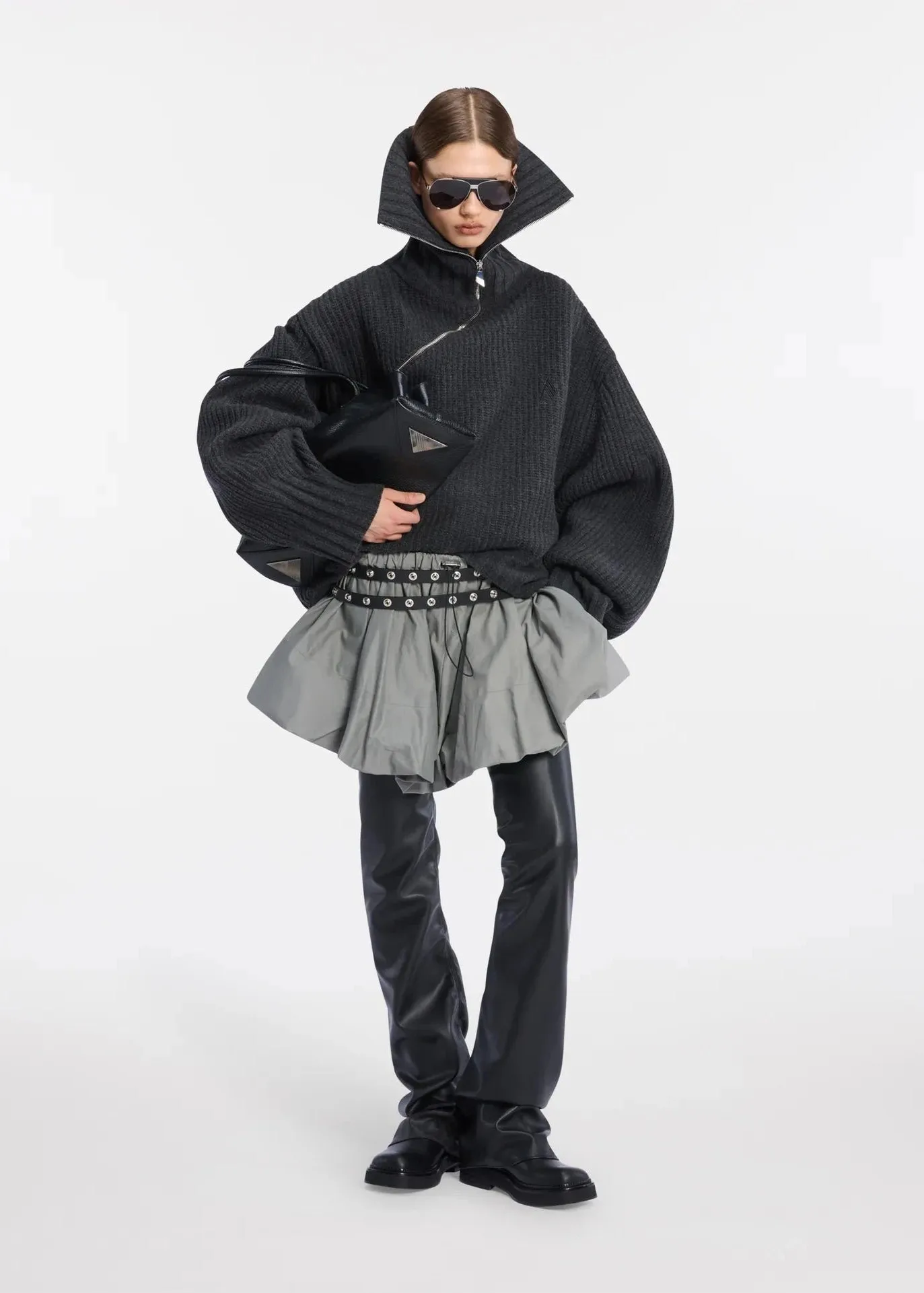 The Attico // Sweater Wool Cashmere / Dark Grey sold by Seletti product image thumbnail 3