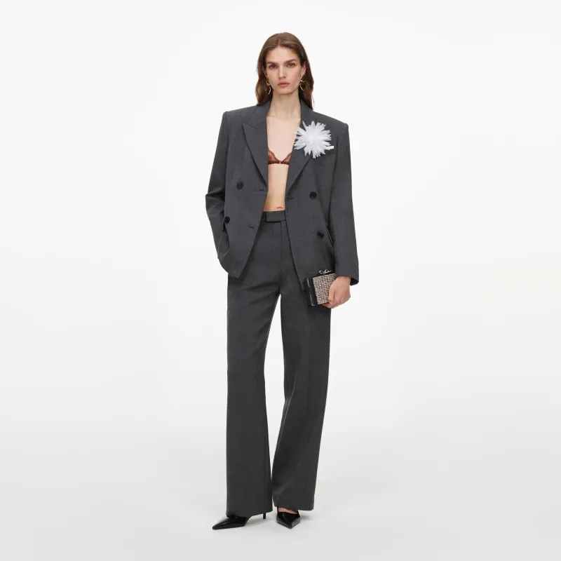 Grey Tailored Trousers made by Self-Portrait