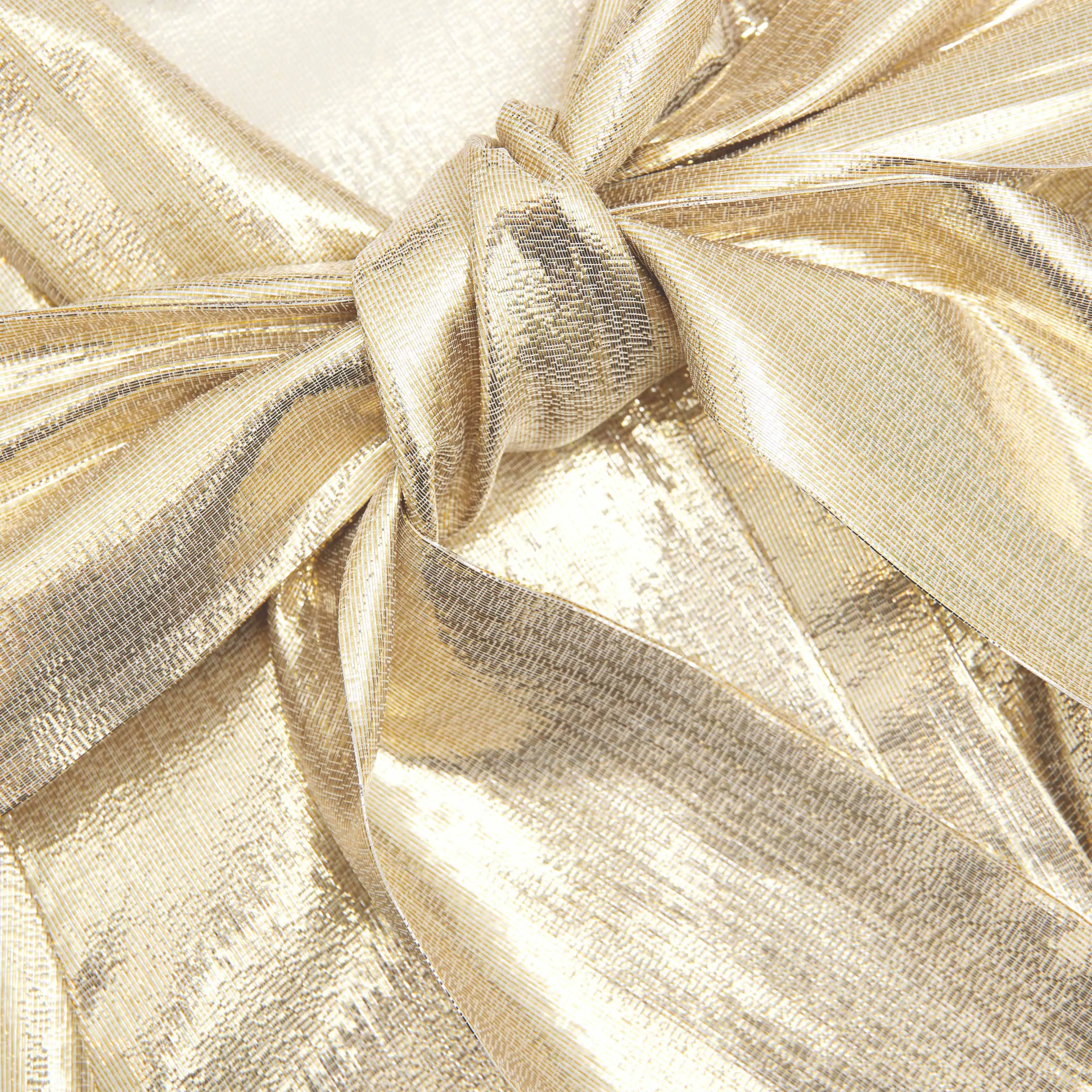 Gold Metallic Tie Neck Blouse sold by Self-Portrait product image thumbnail 5