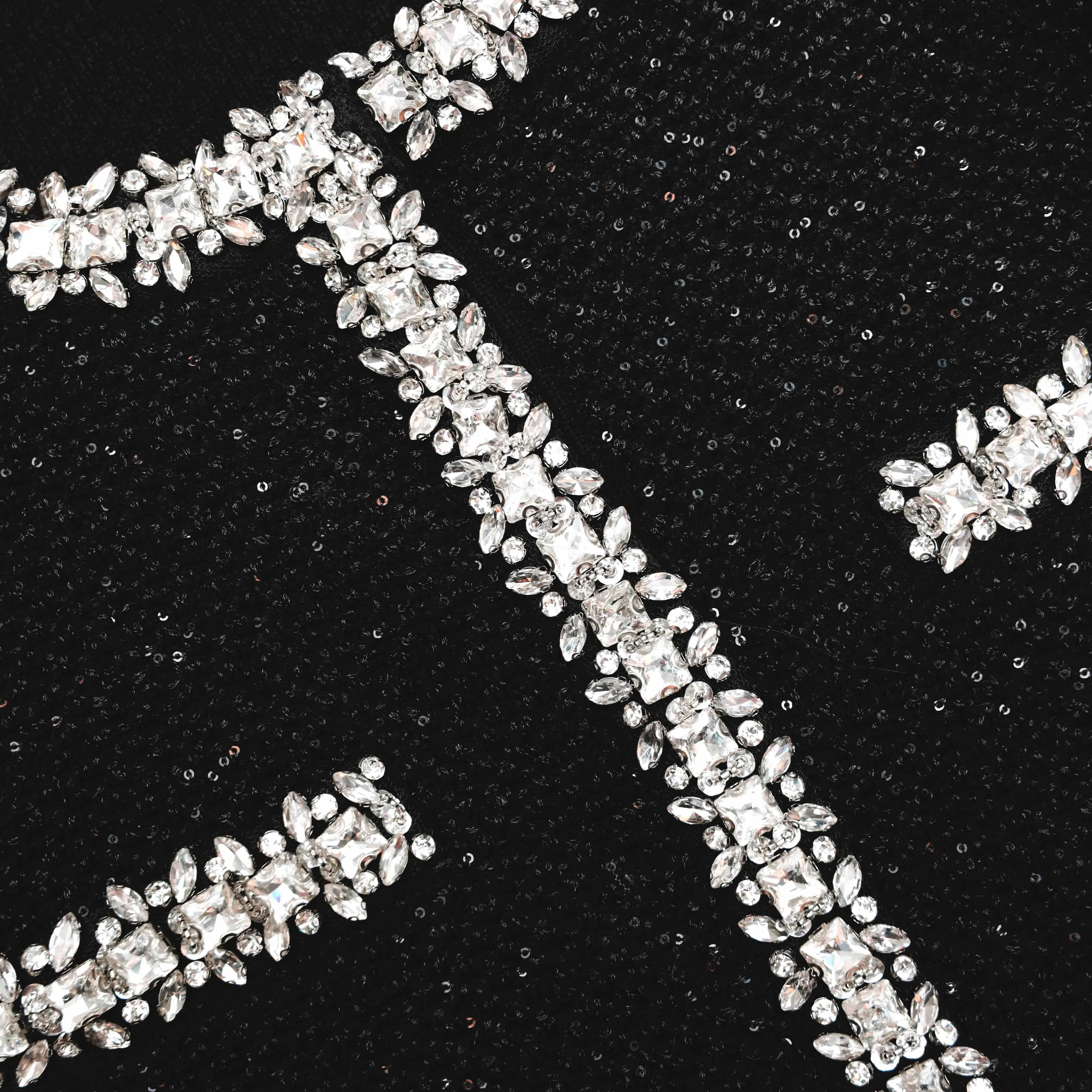 Black Sequin Knit Cardigan sold by Self-Portrait product image thumbnail 5