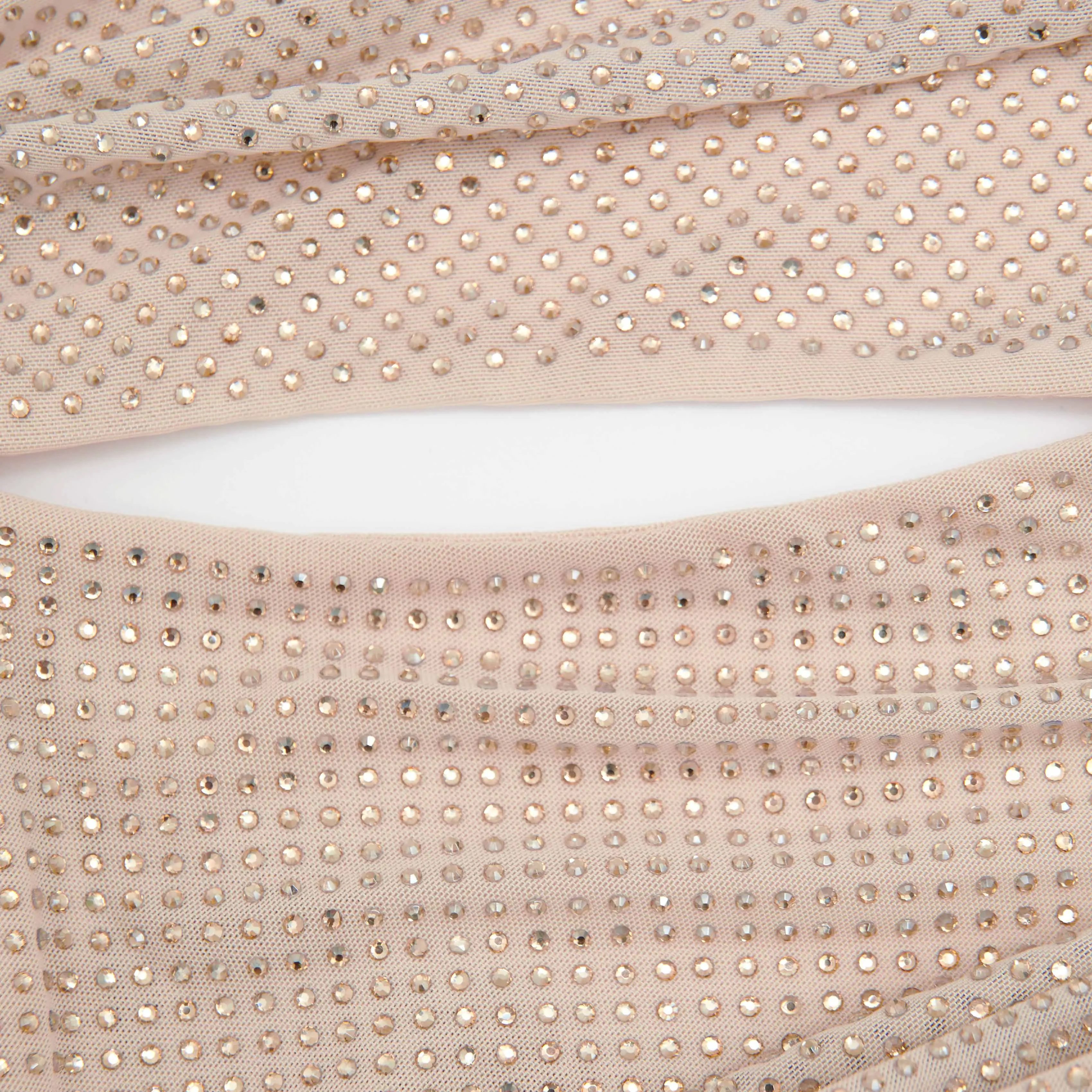 Gold Rhinestone Mesh Cut Out Maxi Dress sold by Self-Portrait product image thumbnail 5