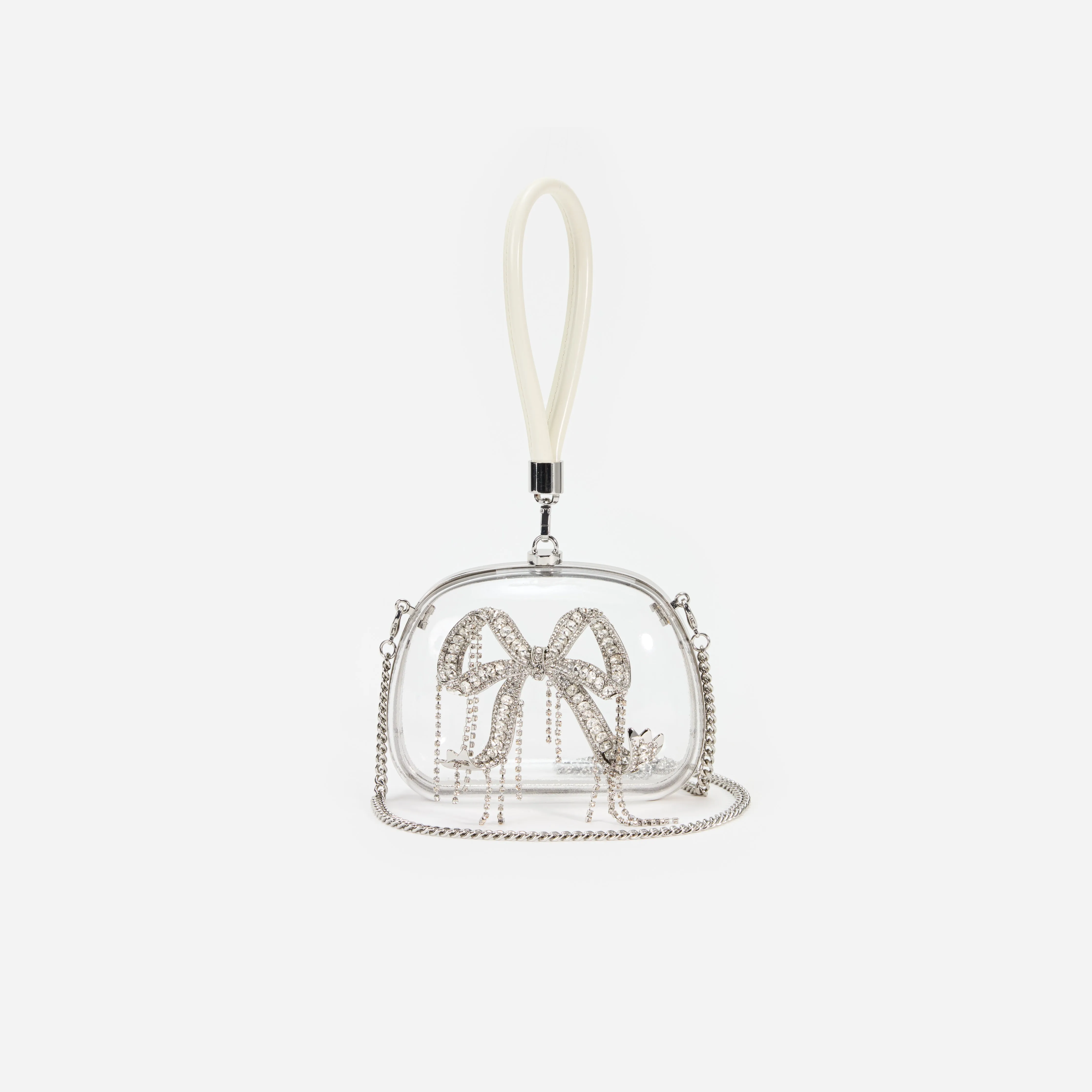 Clear Top Handle Clutch Bag sold by Self-Portrait product image thumbnail 4