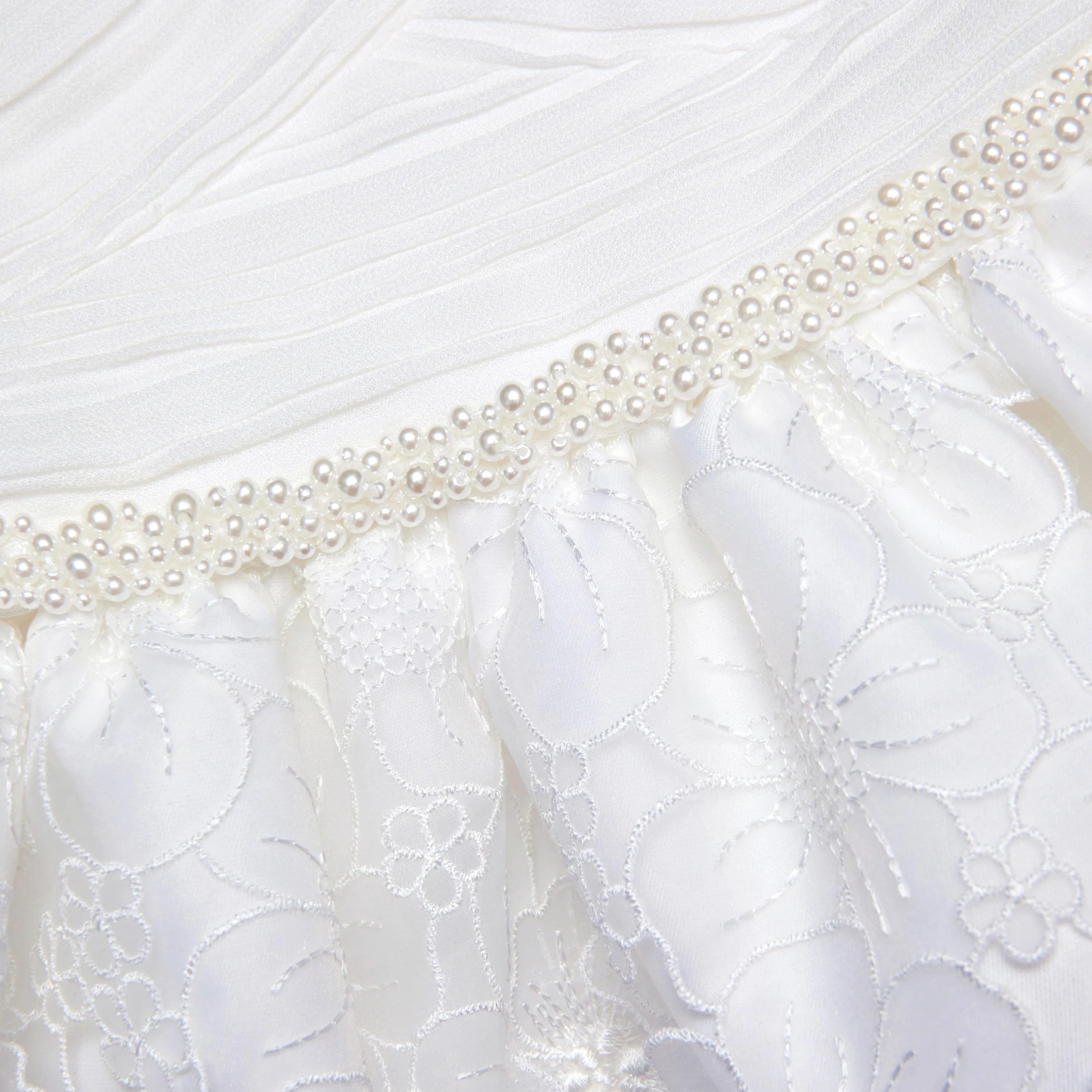White Organza Bandeau Midi Dress sold by Self-Portrait product image thumbnail 5