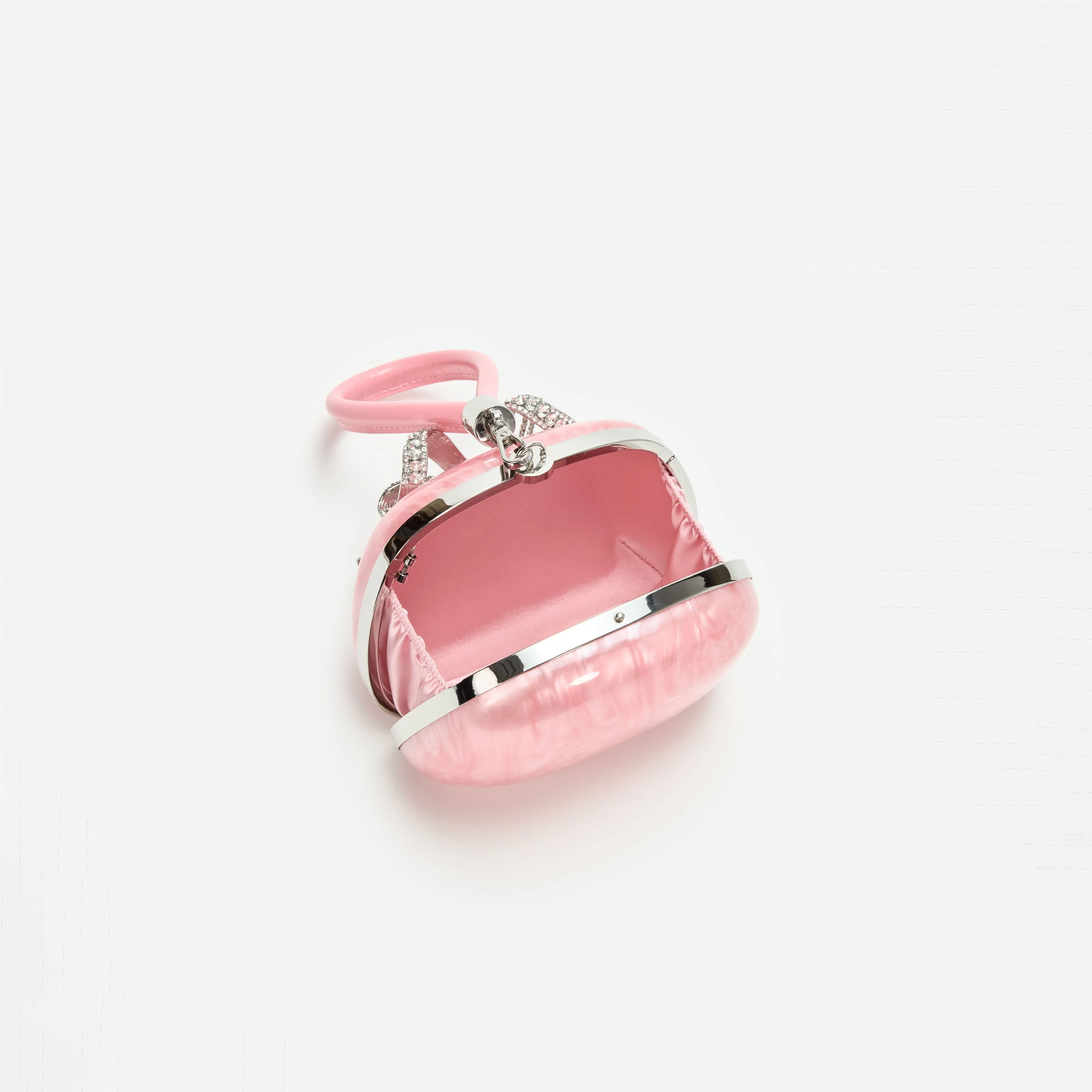 Pink Pearl Top Handle Clutch Bag sold by Self-Portrait product image thumbnail 5
