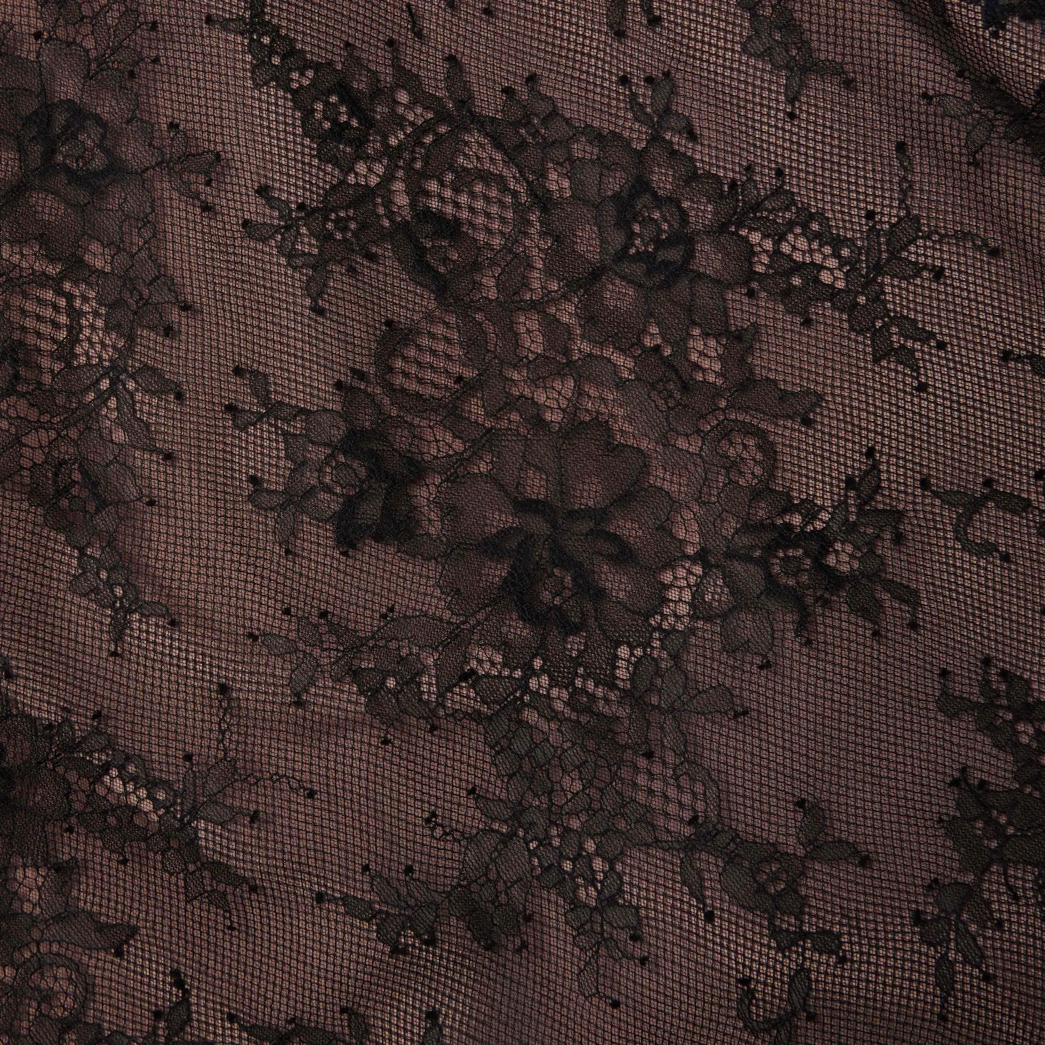 Black Lace Midi Skirt sold by Self-Portrait product image thumbnail 5