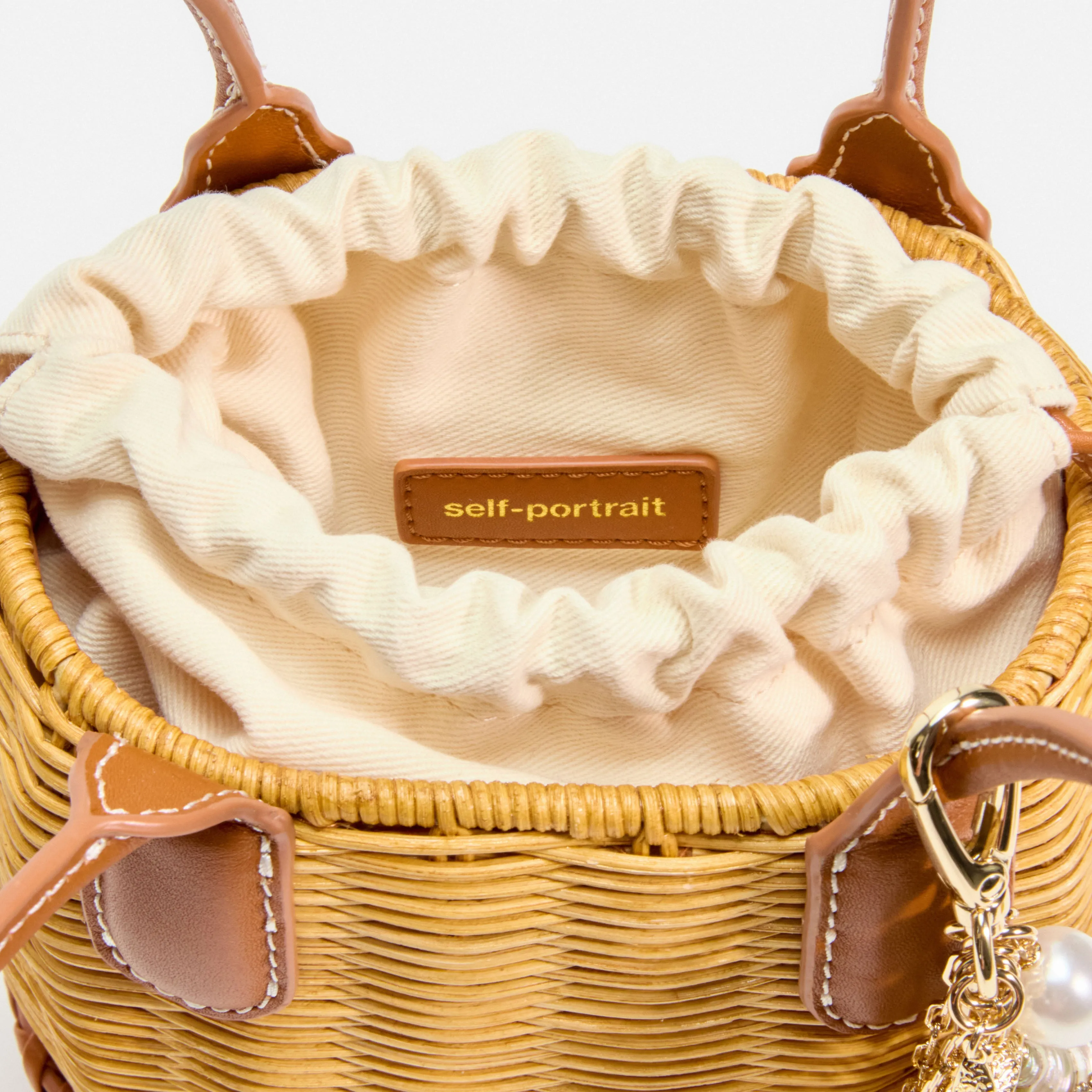 Rattan Charm Shoulder Bag sold by Self-Portrait product image thumbnail 5