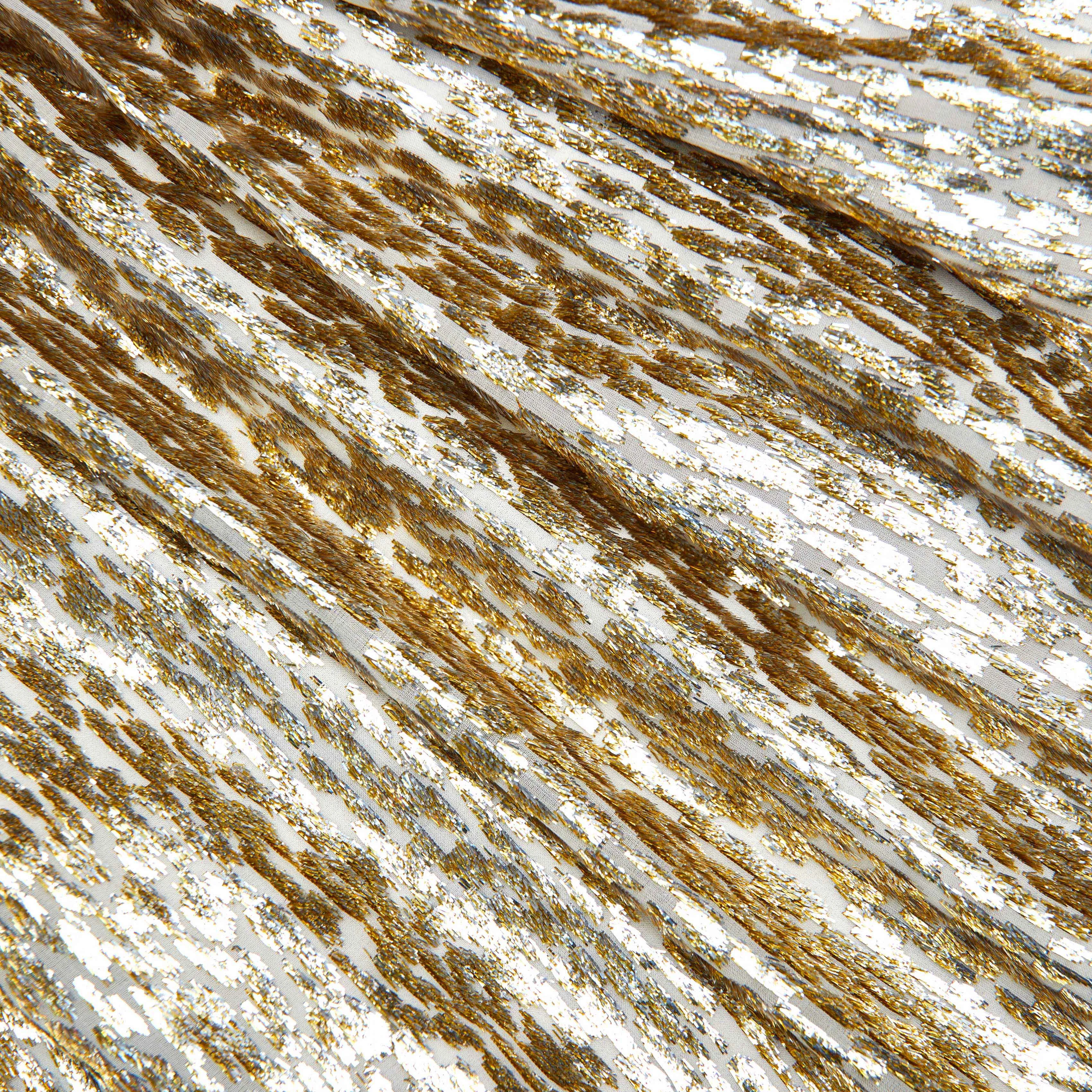 Gold Fil Coupe Mini Dress sold by Self-Portrait product image thumbnail 5