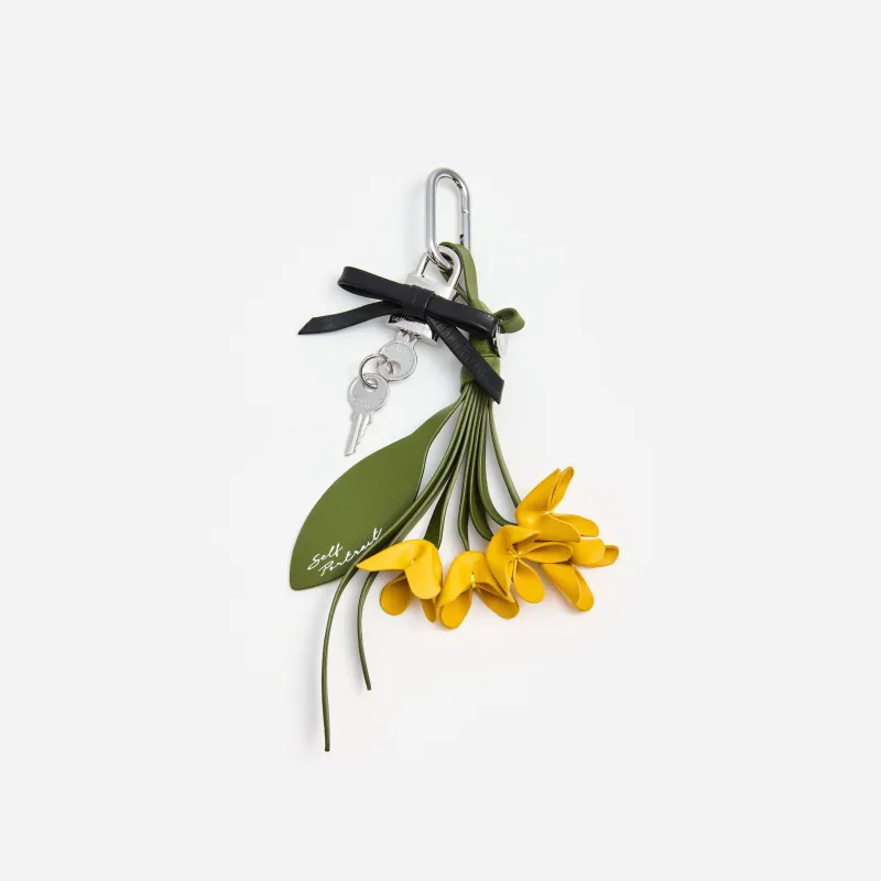 Yellow Flower Bag Charm made by Self-Portrait