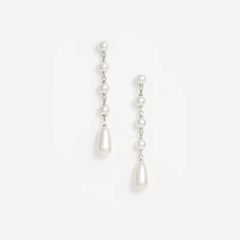 Pearl Droplet Earrings made by Self-Portrait