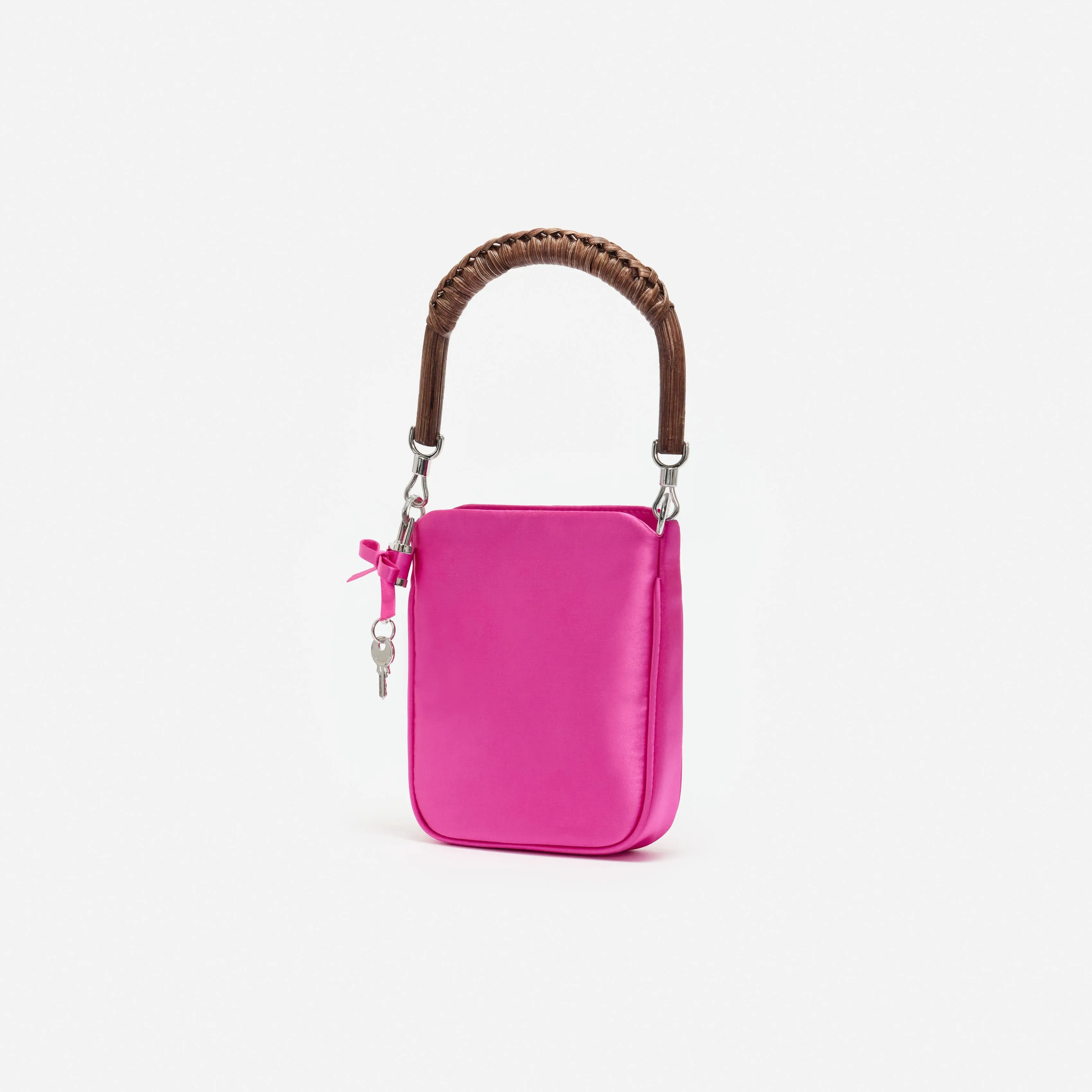 Pink Satin Mini Tote Bag sold by Self-Portrait product image thumbnail 2