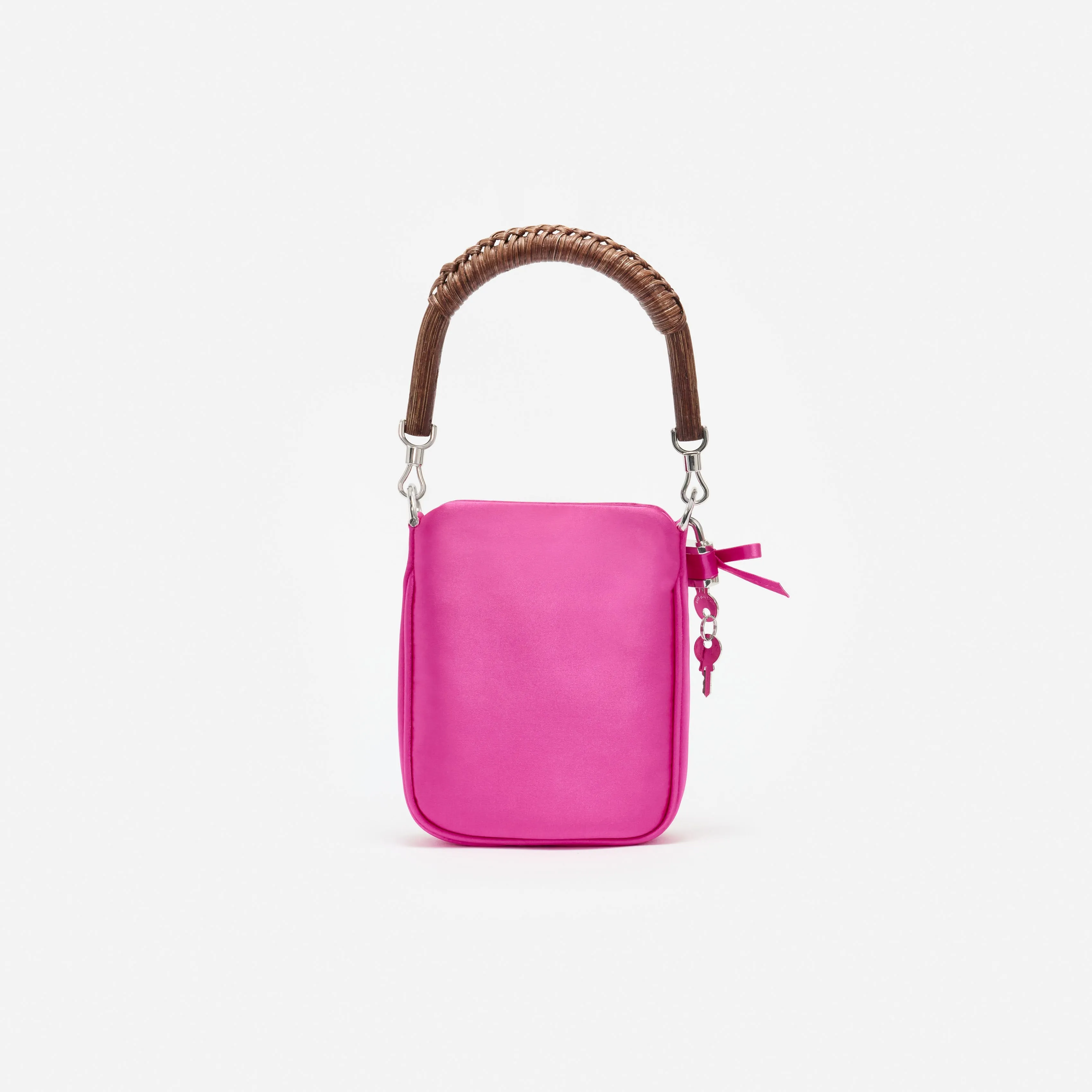 Pink Satin Mini Tote Bag sold by Self-Portrait product image thumbnail 3