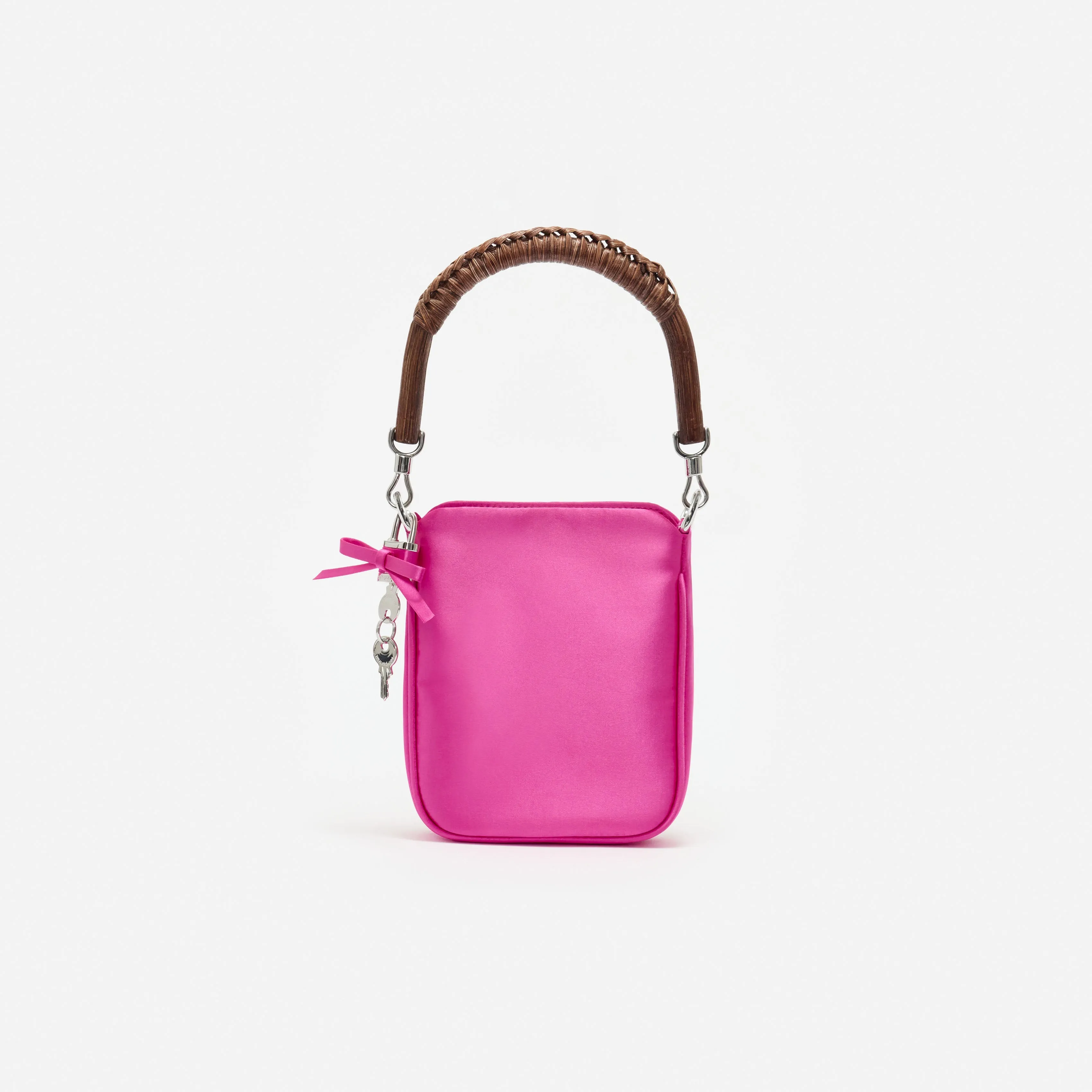 Pink Satin Mini Tote Bag sold by Self-Portrait