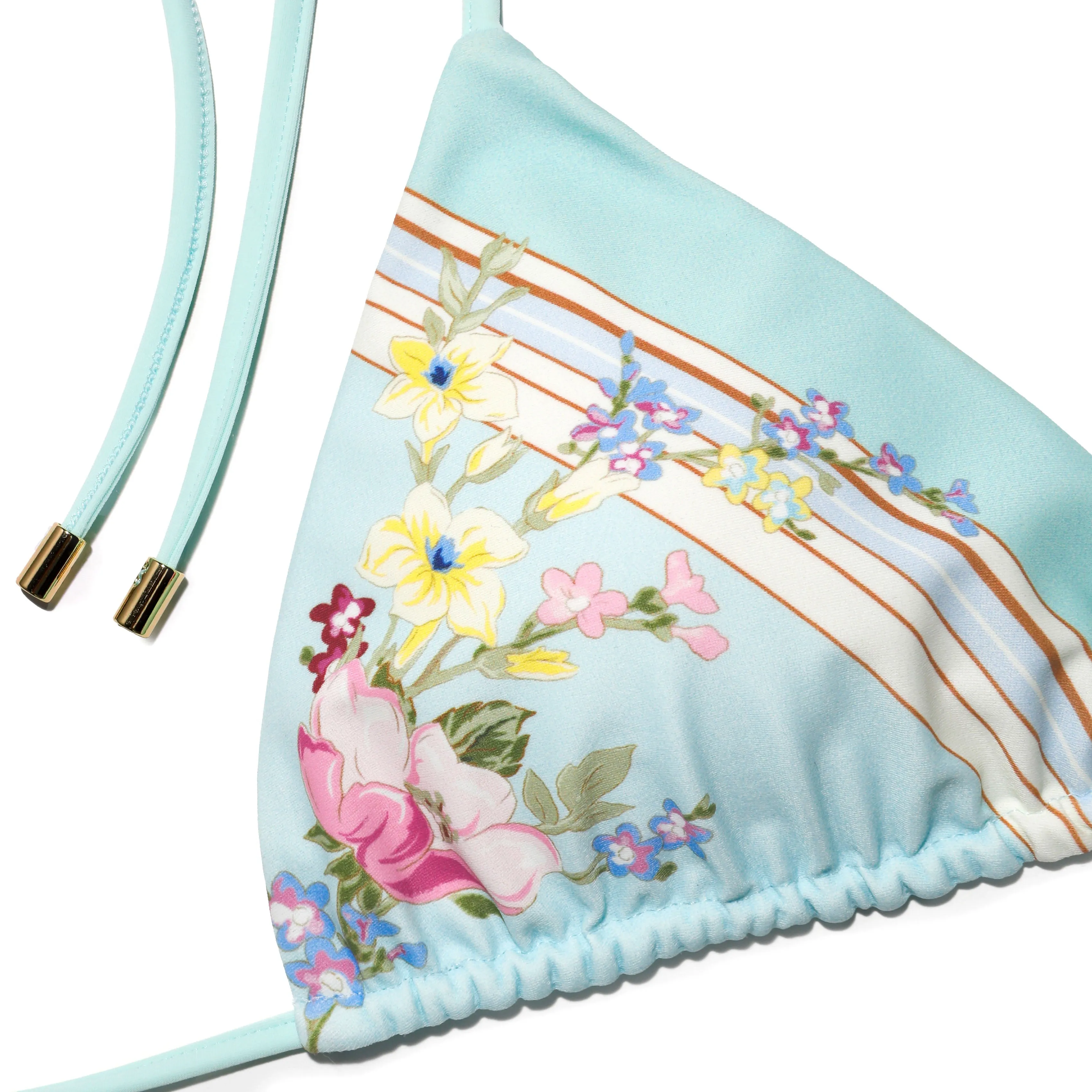 Mint Floral Bikini Top sold by Self-Portrait product image thumbnail 5
