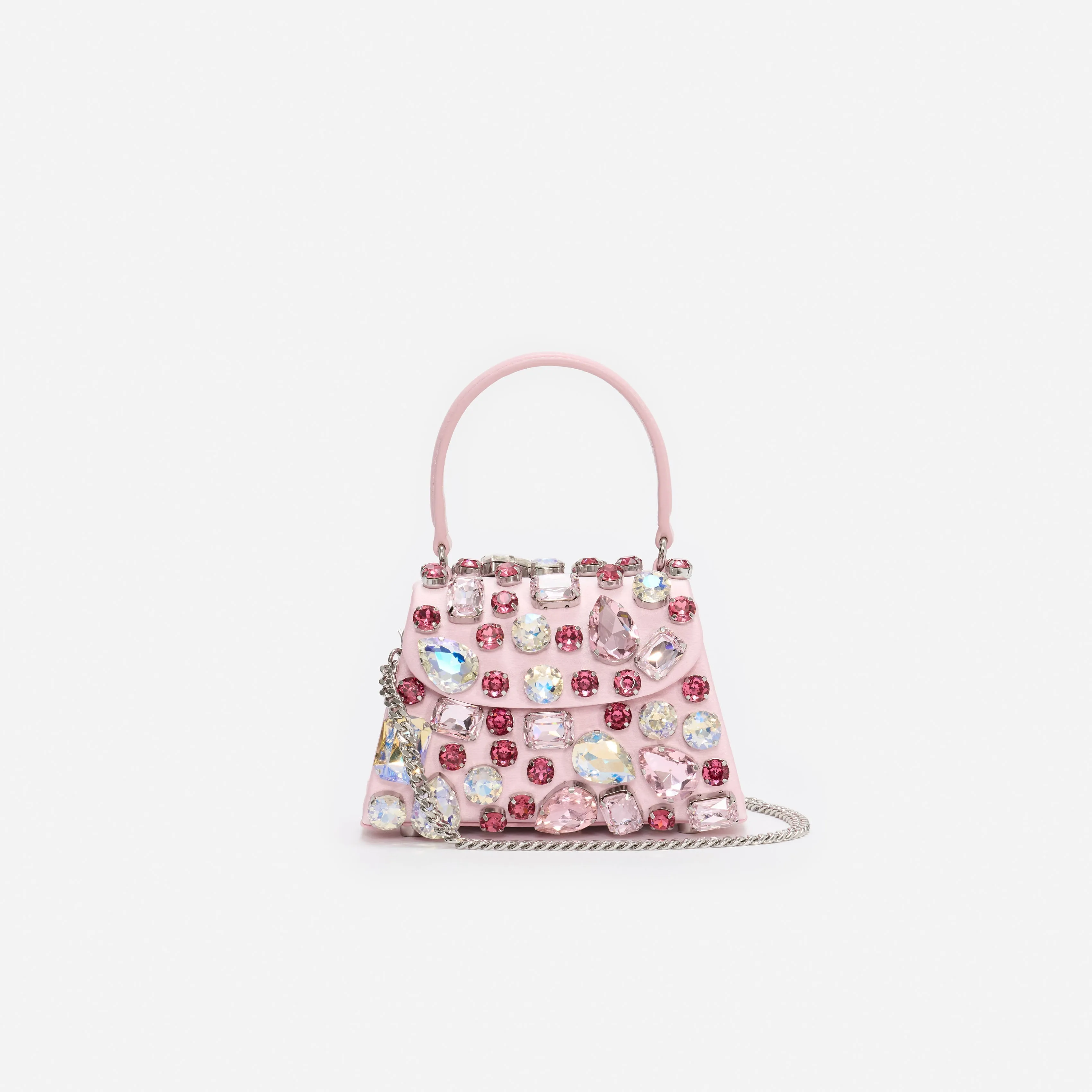 Pink Multi Crystal Mini Bag sold by Self-Portrait product image thumbnail 4