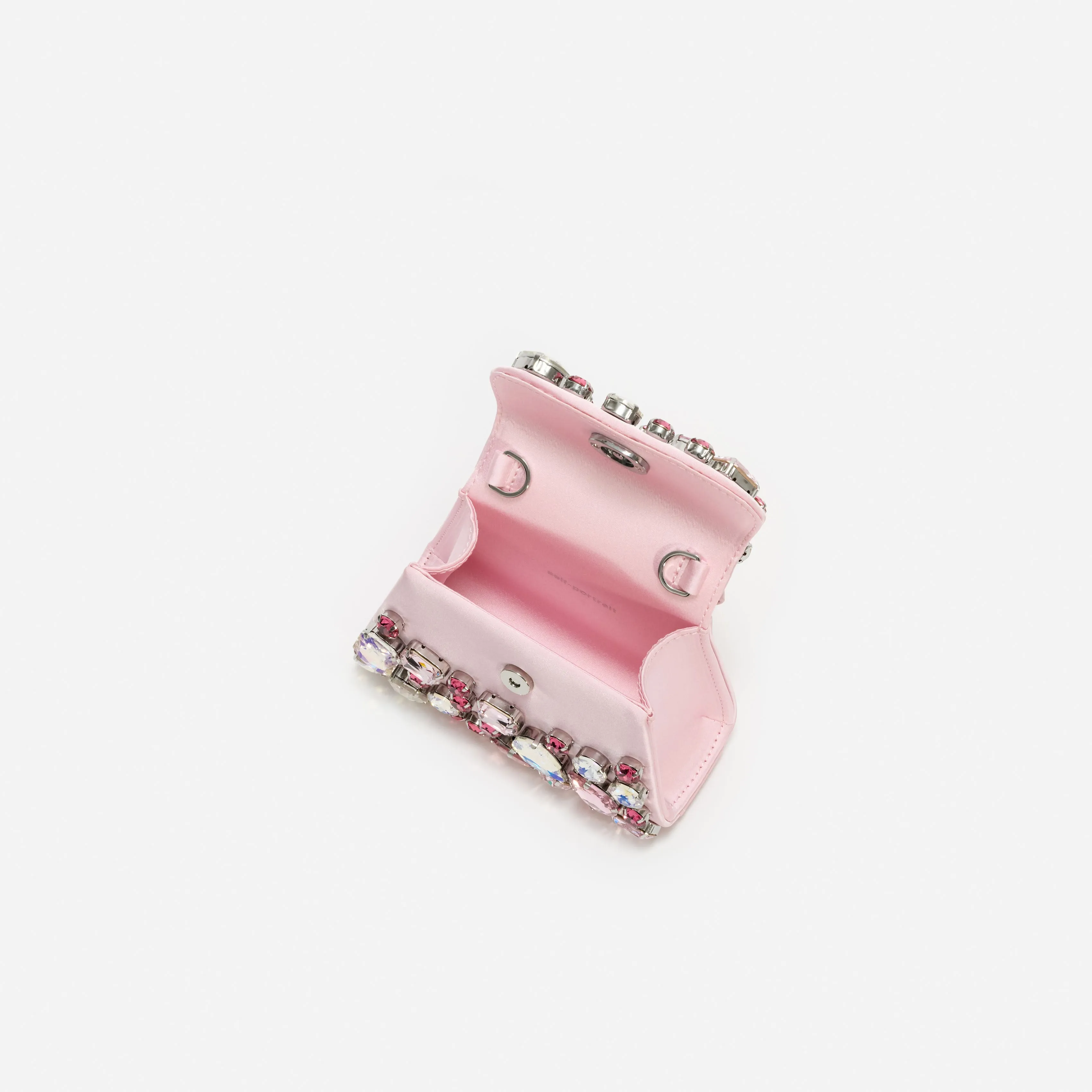 Pink Multi Crystal Mini Bag sold by Self-Portrait product image thumbnail 5