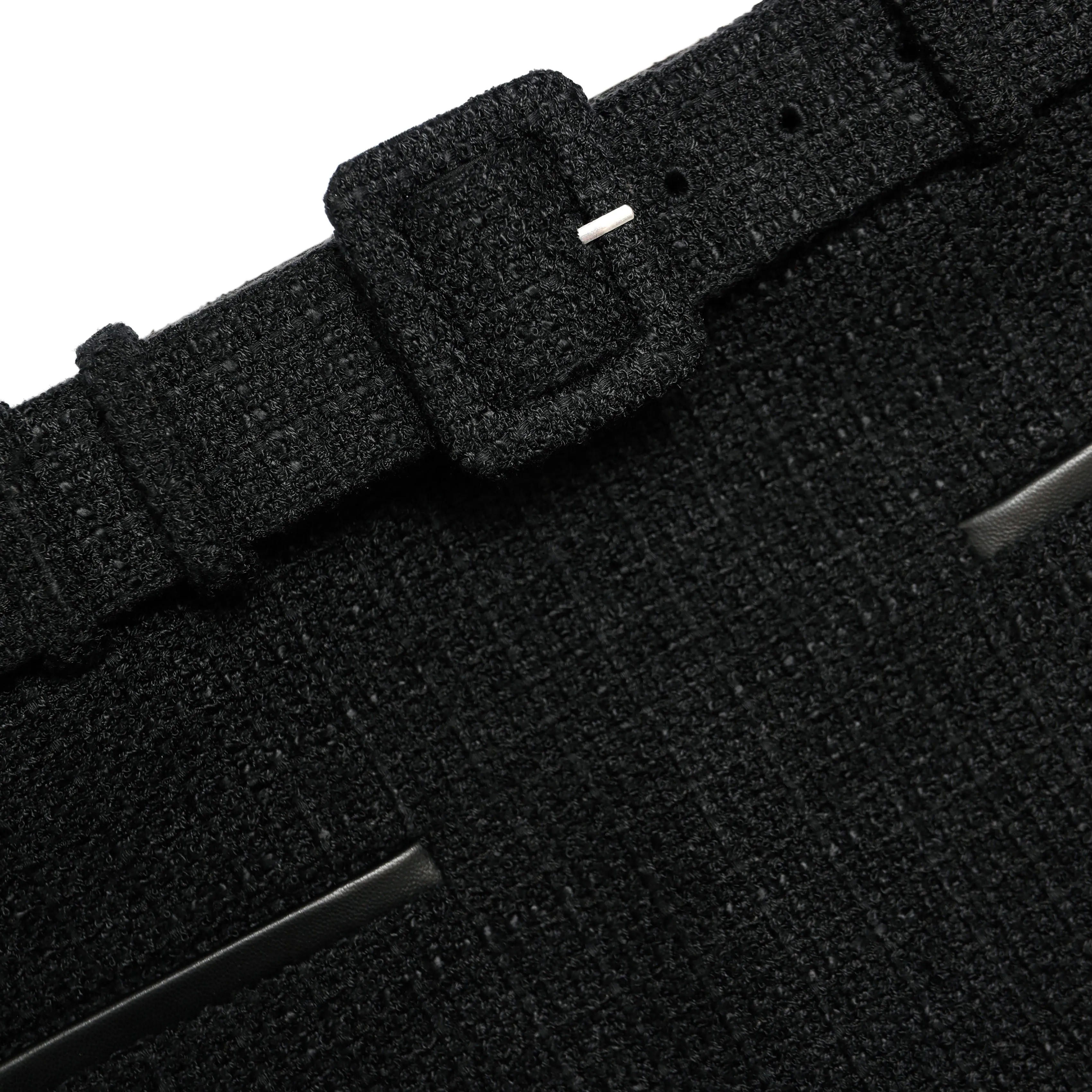 Black Boucle Mini Skirt sold by Self-Portrait product image thumbnail 5