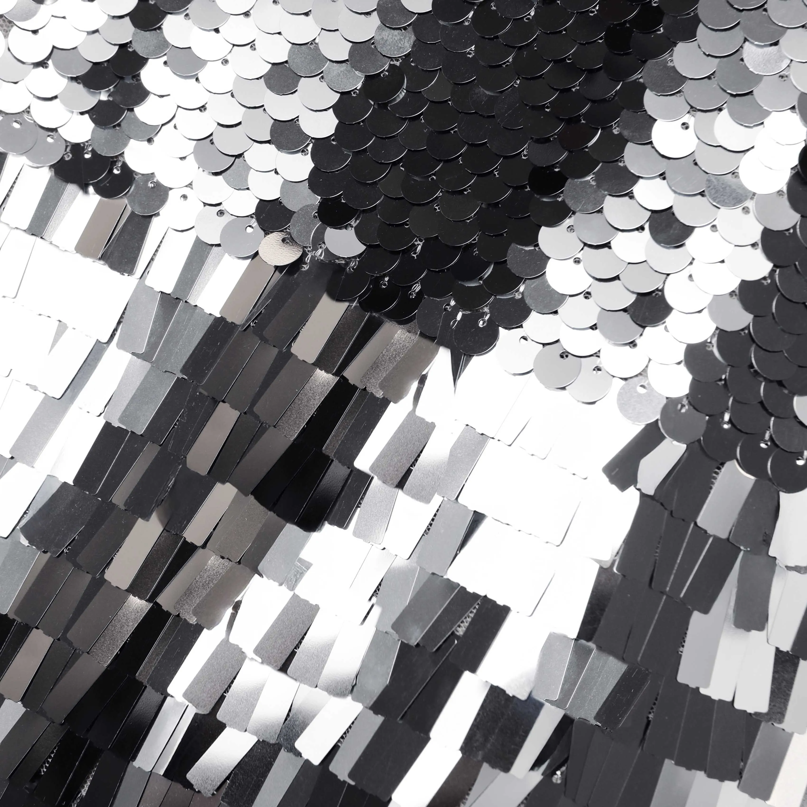 Silver Gradient Sequin Midi Dress sold by Self-Portrait product image thumbnail 5