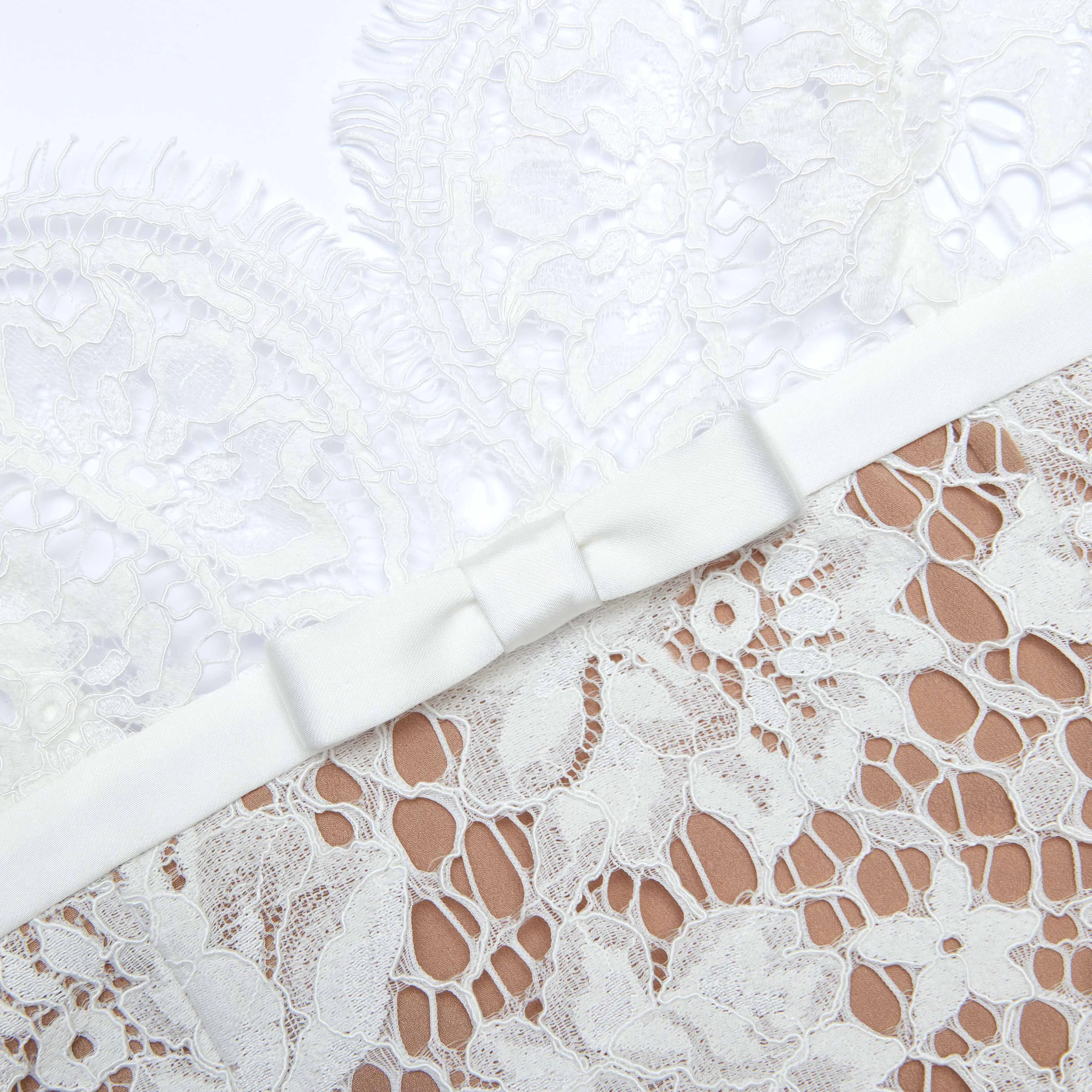 White Floral Lace Maxi Dress sold by Self-Portrait product image thumbnail 5