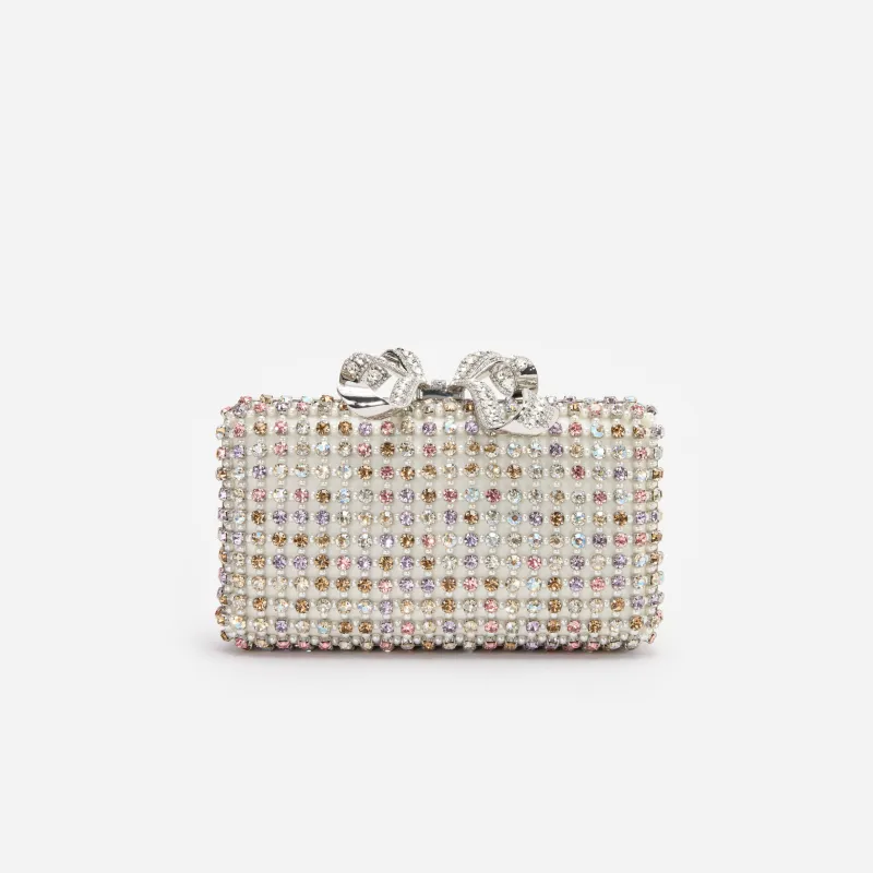 Multi Crystal Clutch Bag made by Self-Portrait