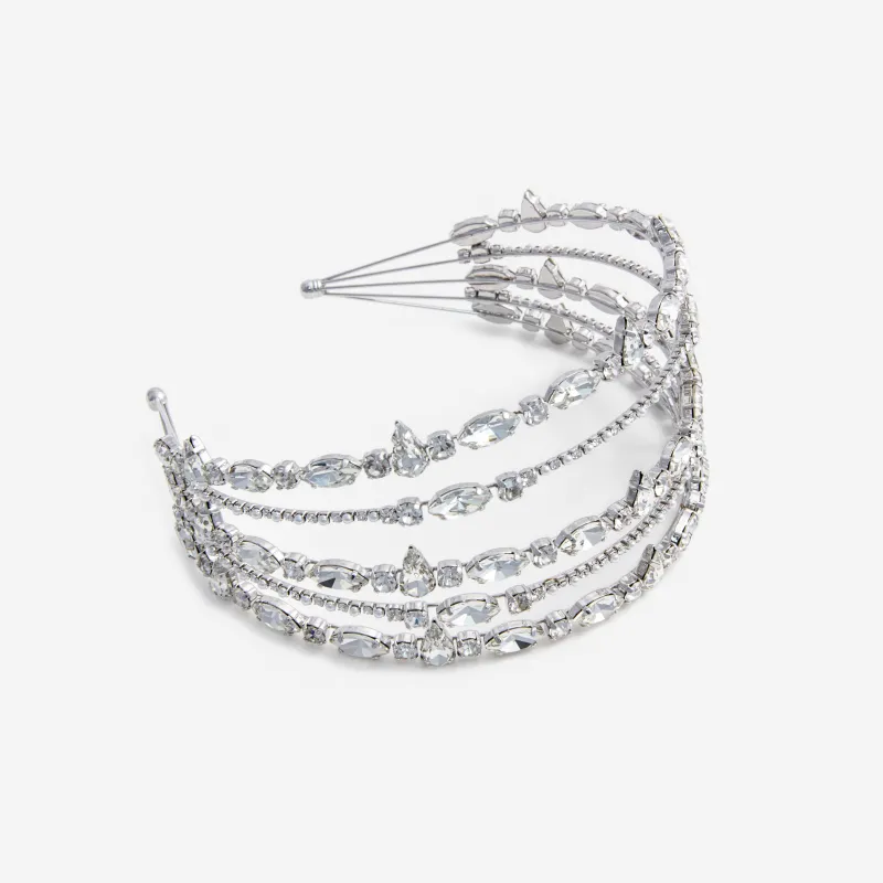 Crystal Embellished Headband made by Self-Portrait