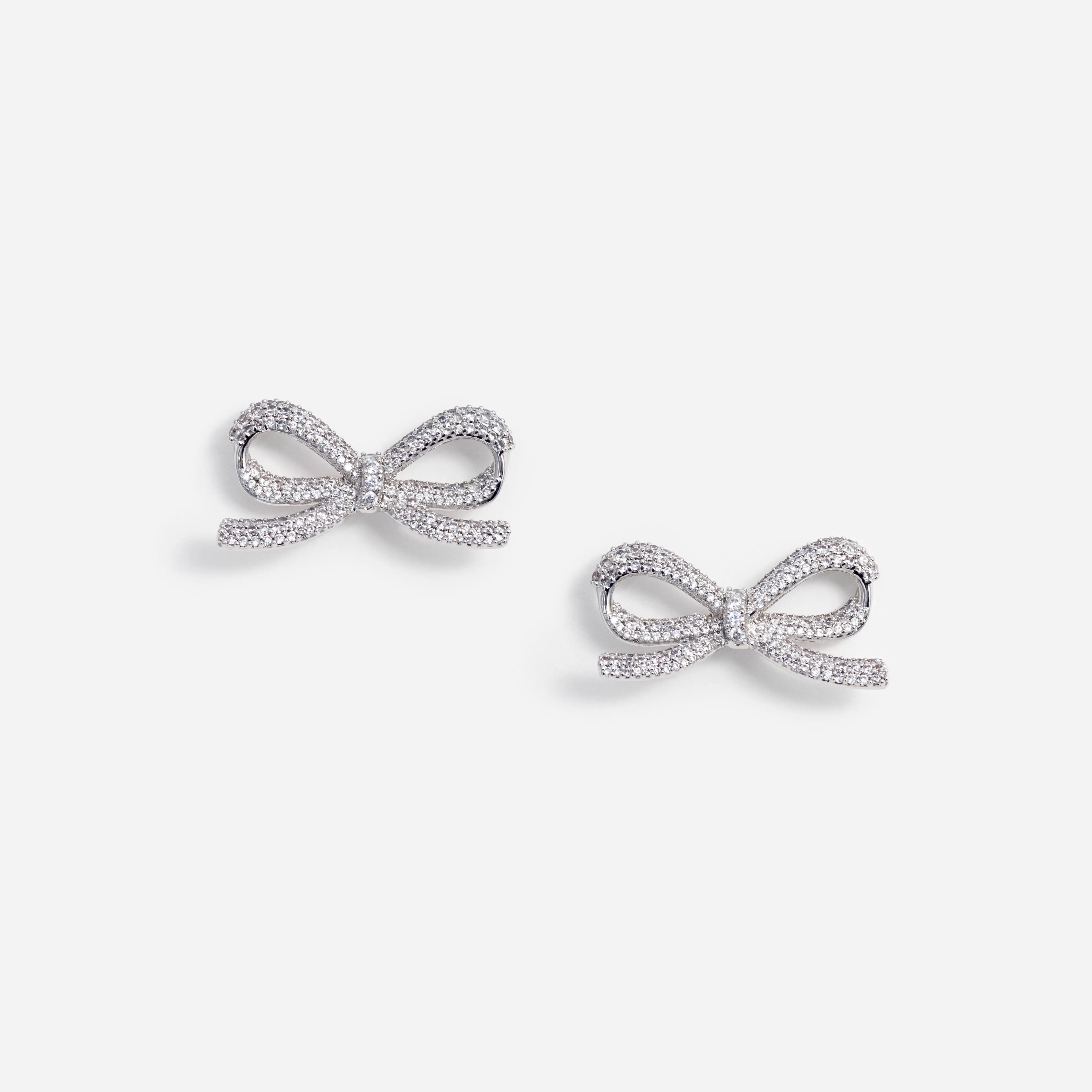 Crystal Bow Earrings sold by Self-Portrait