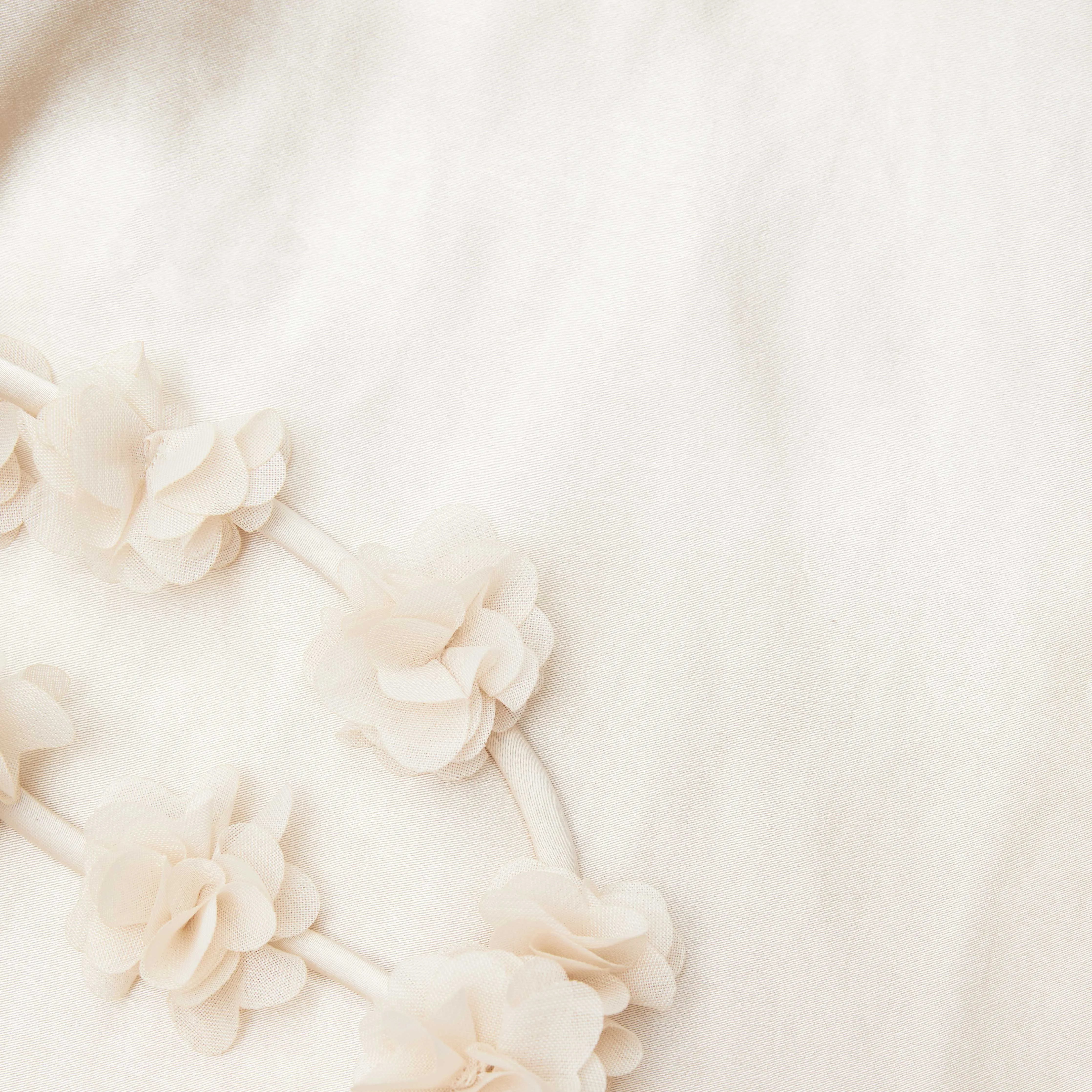 Champagne Satin Flower Maxi Dress sold by Self-Portrait product image thumbnail 5