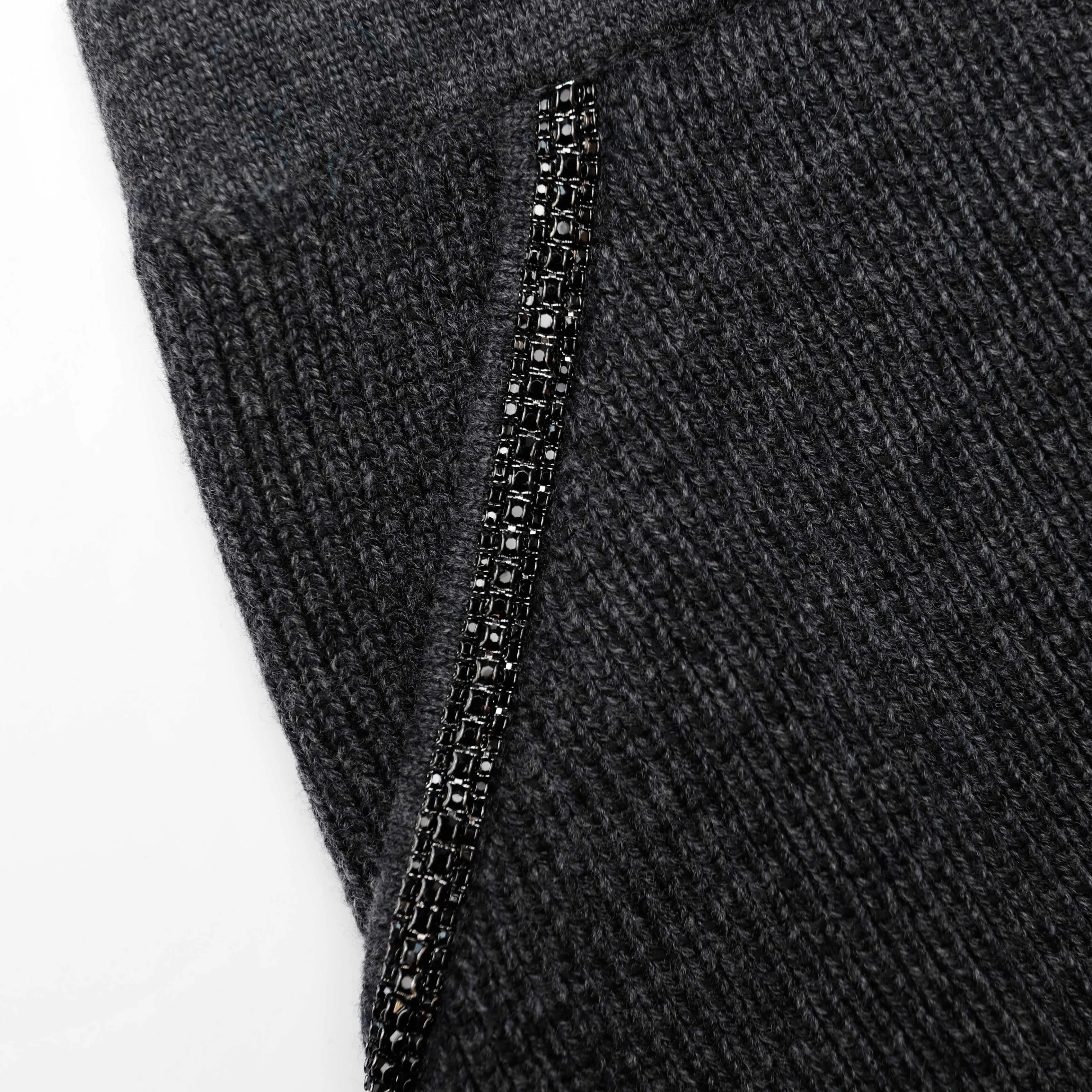 Grey Knit Mini Skirt sold by Self-Portrait product image thumbnail 5