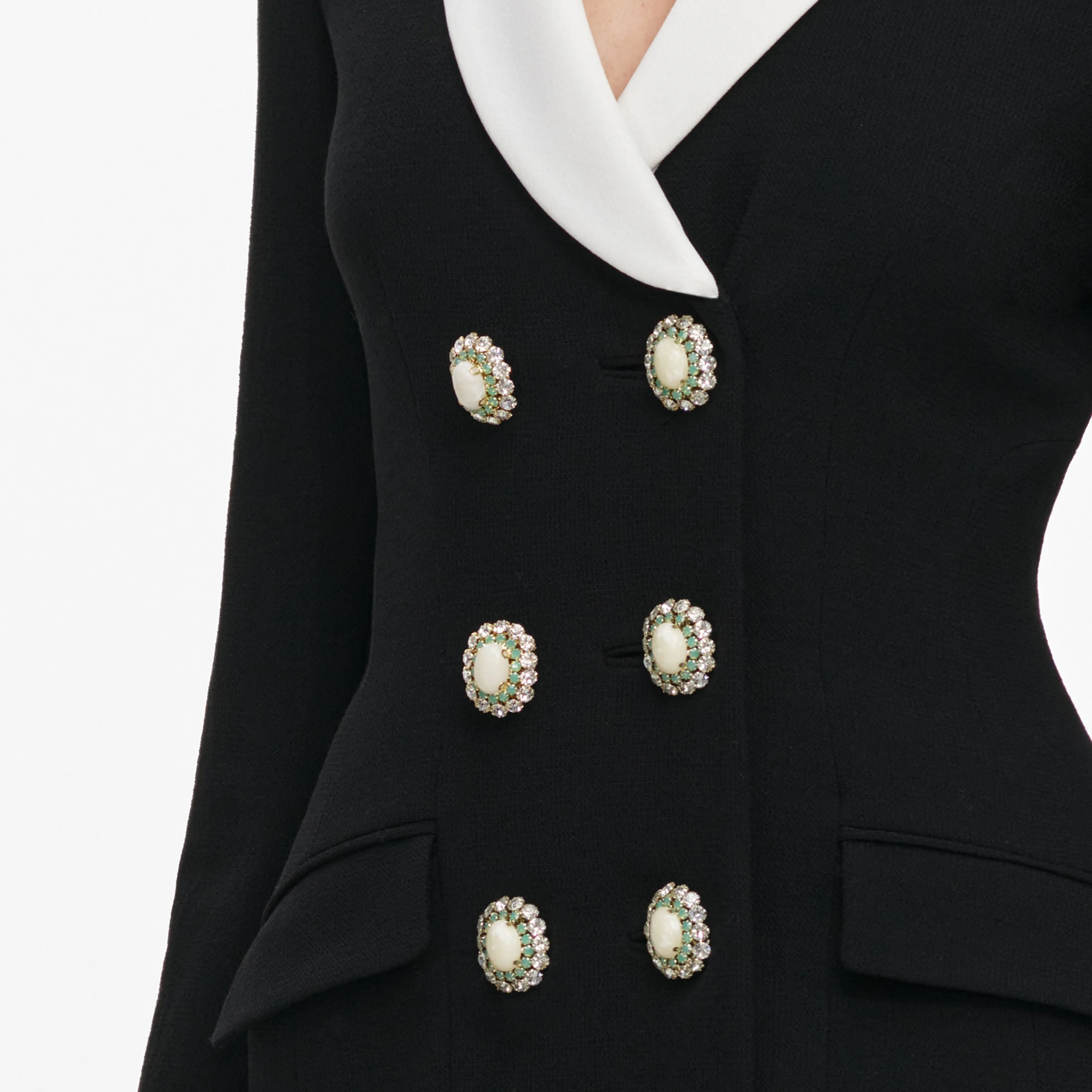 Black Tailored Blazer Mini Dress sold by Self-Portrait product image thumbnail 5