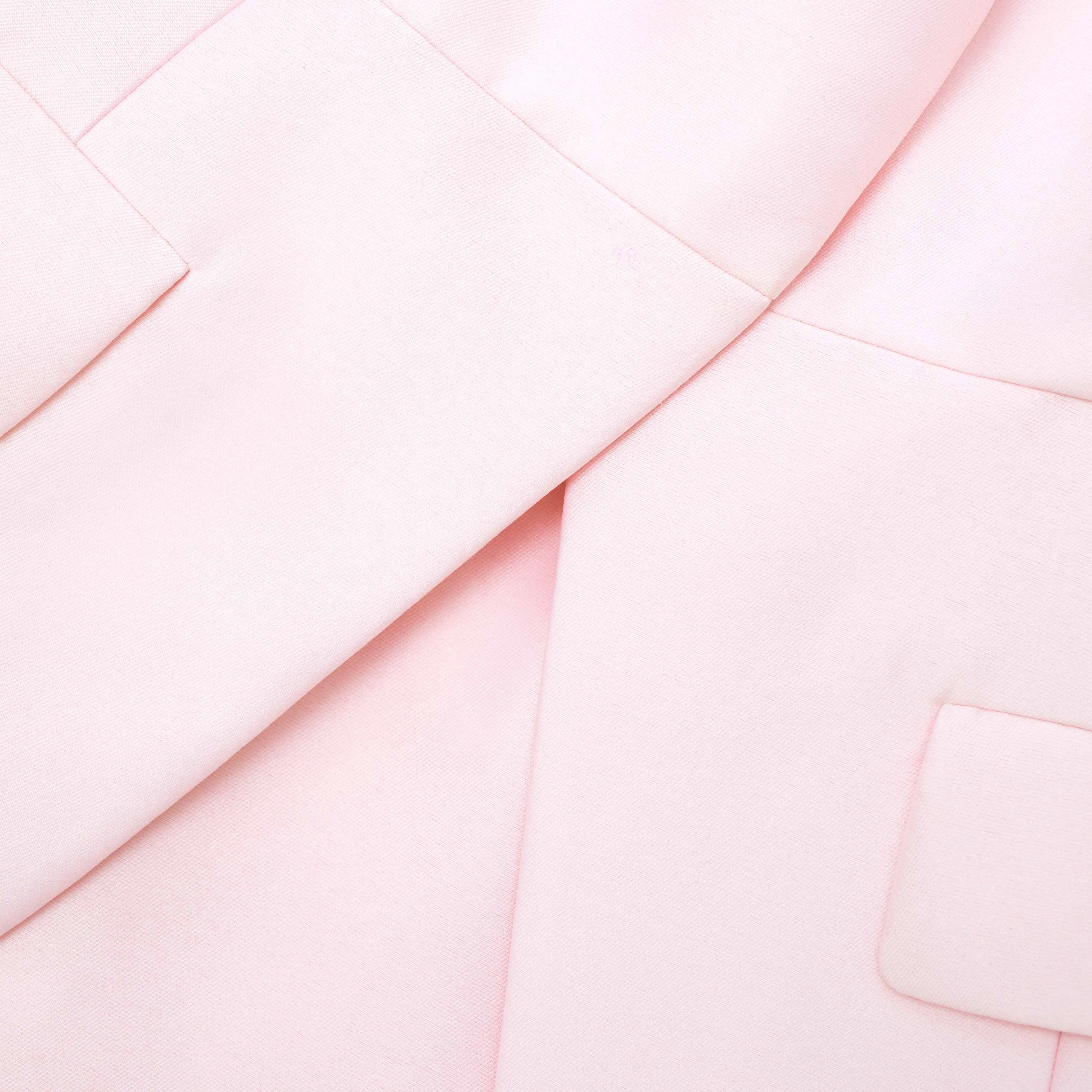 Pink Tailored Taffeta Midi Dress sold by Self-Portrait product image thumbnail 5