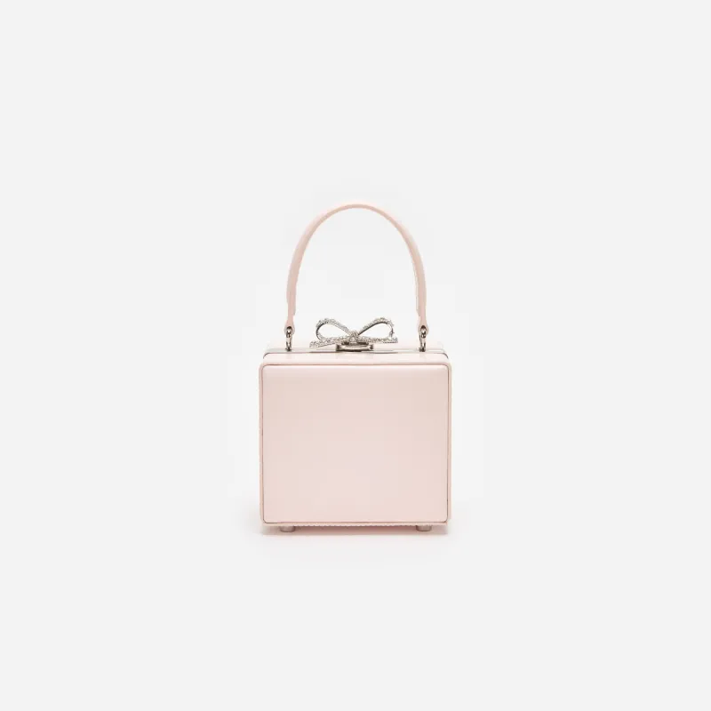 Pink Leather Micro Bag made by Self-Portrait