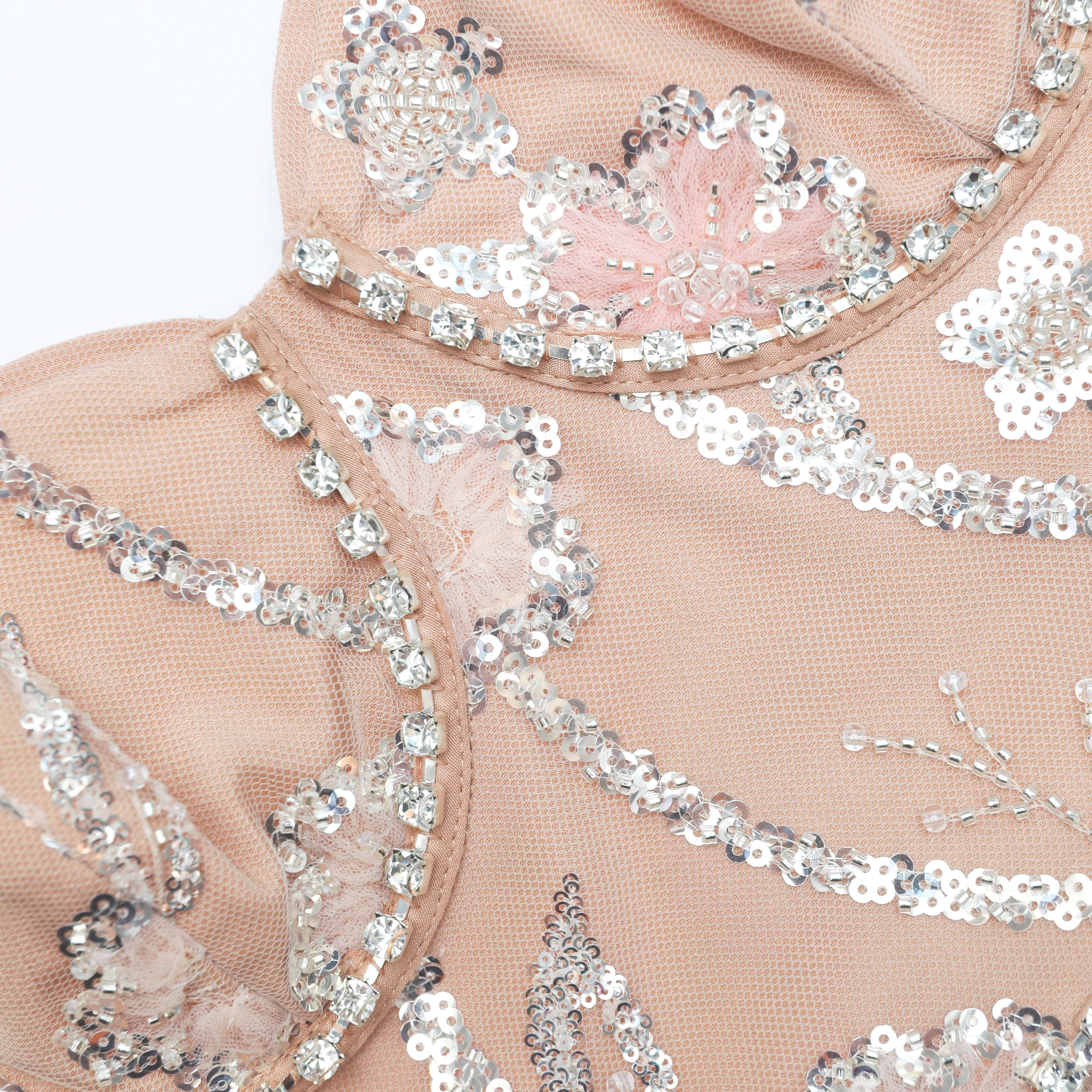 Flower Sequin Tier Maxi Dress sold by Self-Portrait product image thumbnail 5