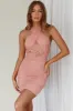 Miami Ruched Mesh Mini Dress Pink sold by Selfie Leslie