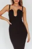 Winter Garden U-Neckline Maxi Dress Black sold by Selfie Leslie