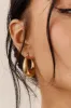 Lola Chunky Oval Earrings Gold sold by Selfie Leslie