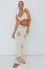 Sunland Knit Crop Top Flower Oat Mocha sold by Selfie Leslie
